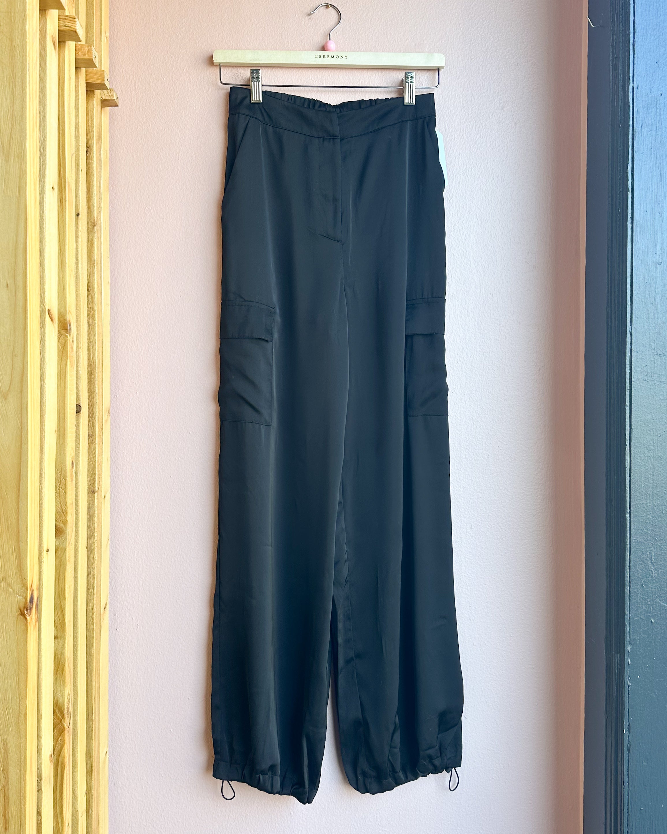Estelle Satin Joggers