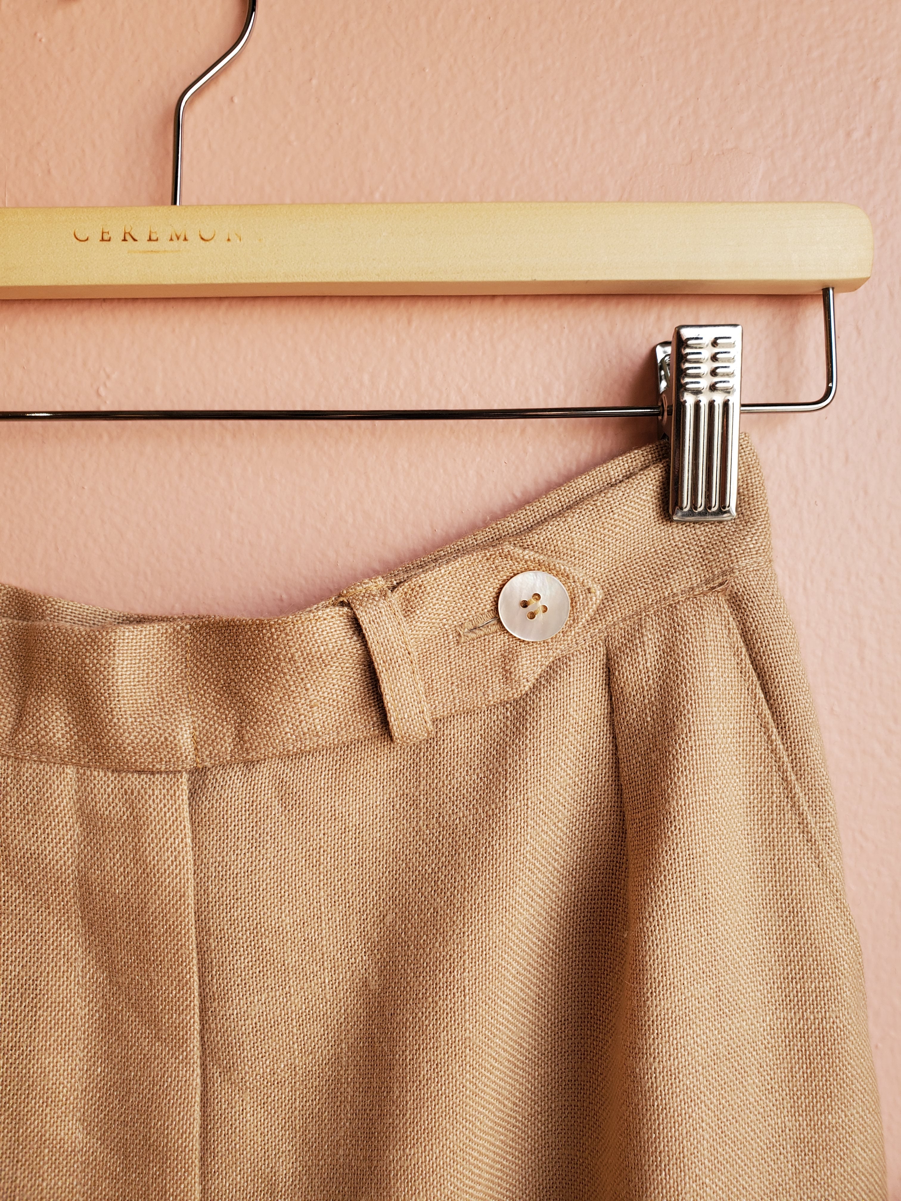 Evan-Picone Cafe Linen Skirt / Size 8