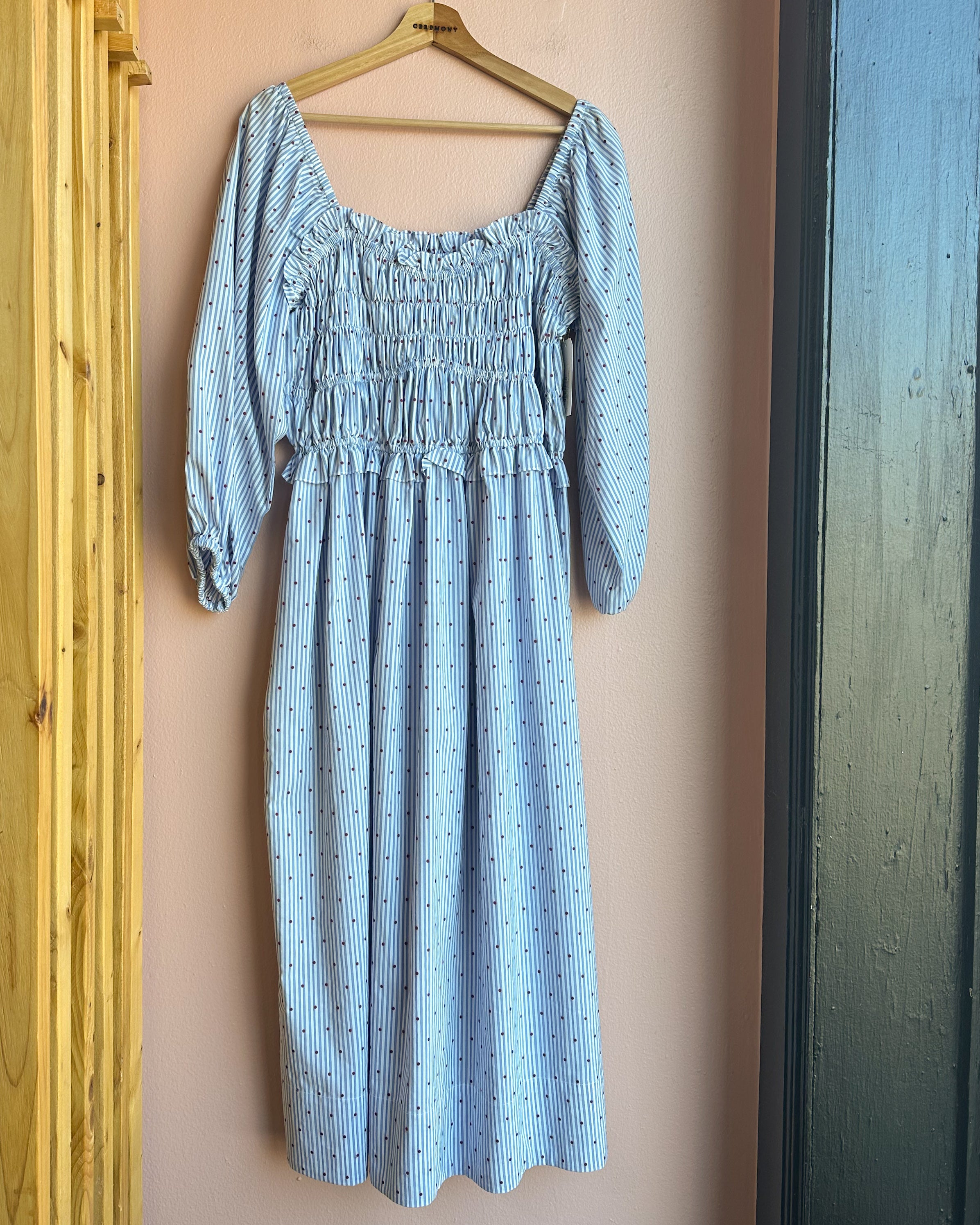 Pauli Smocked Midi Dress