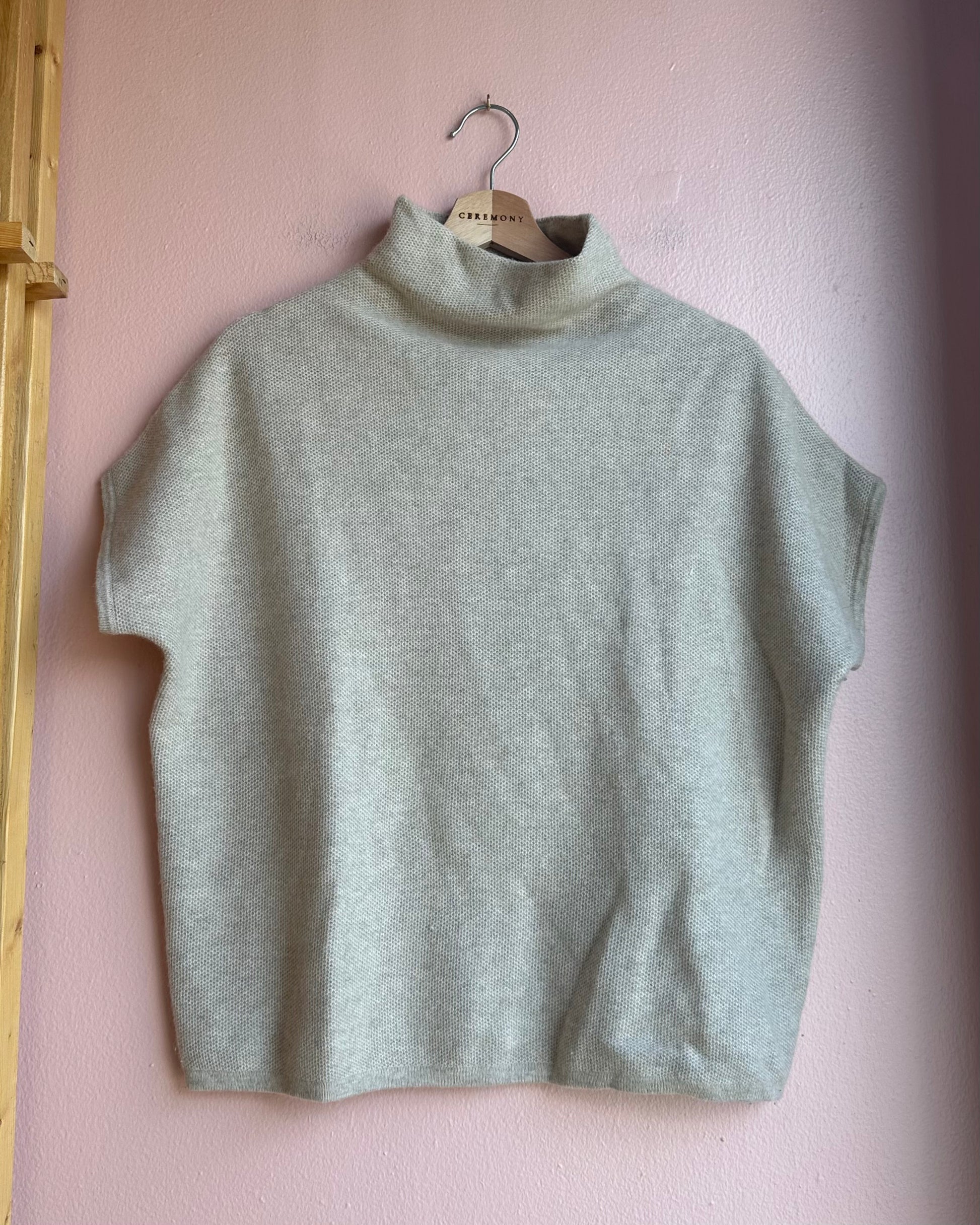 Cashmere Short Sleeve Sweater