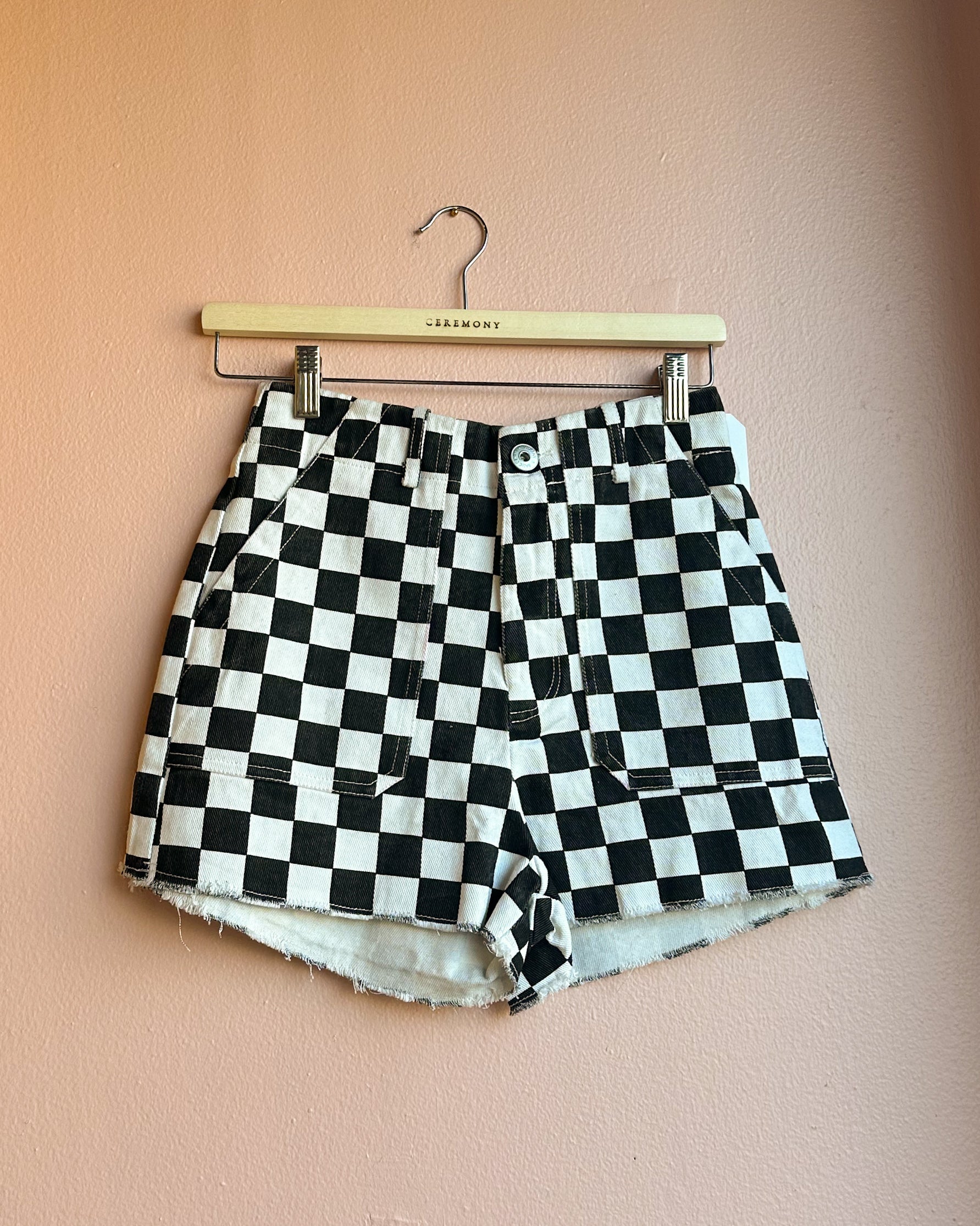 Selene Checkered Shorts