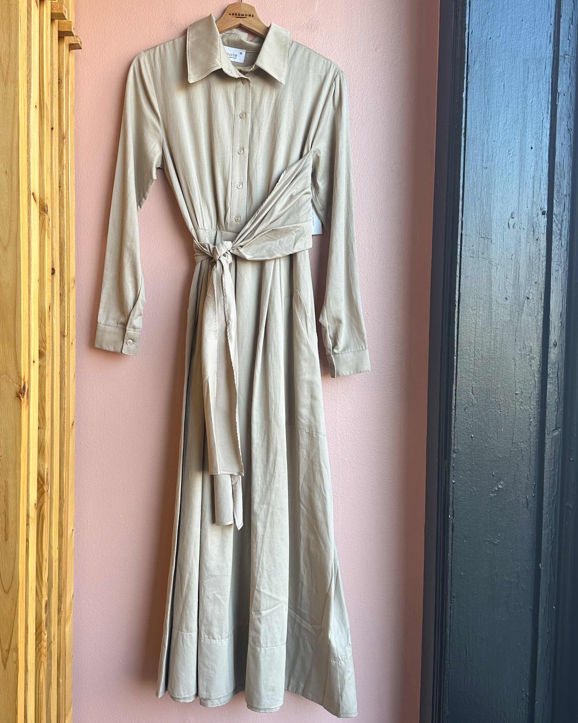 Khia Cotton Shirtdress