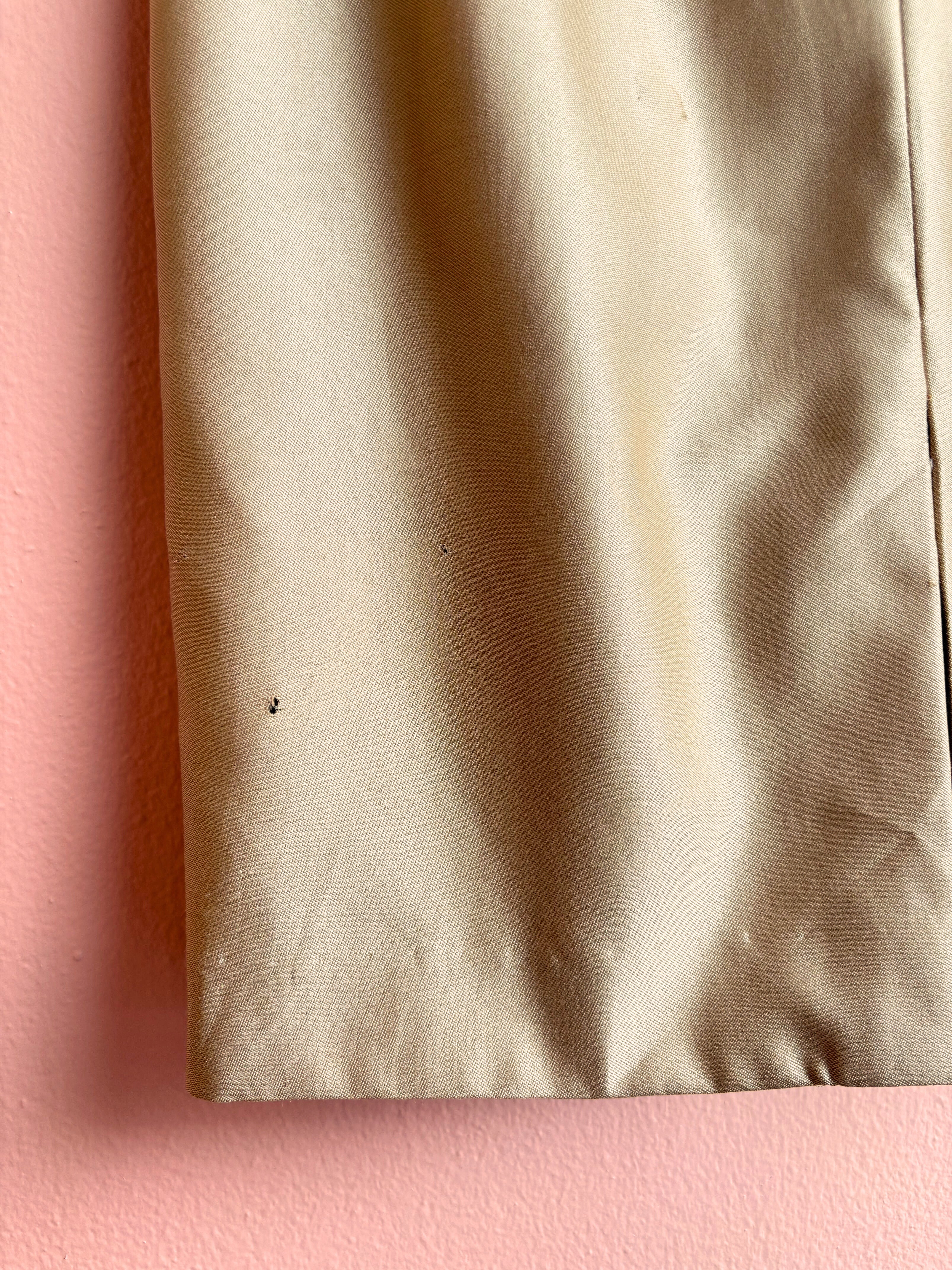 Lafayette Camel Silk Pencil Skirt / Size 0