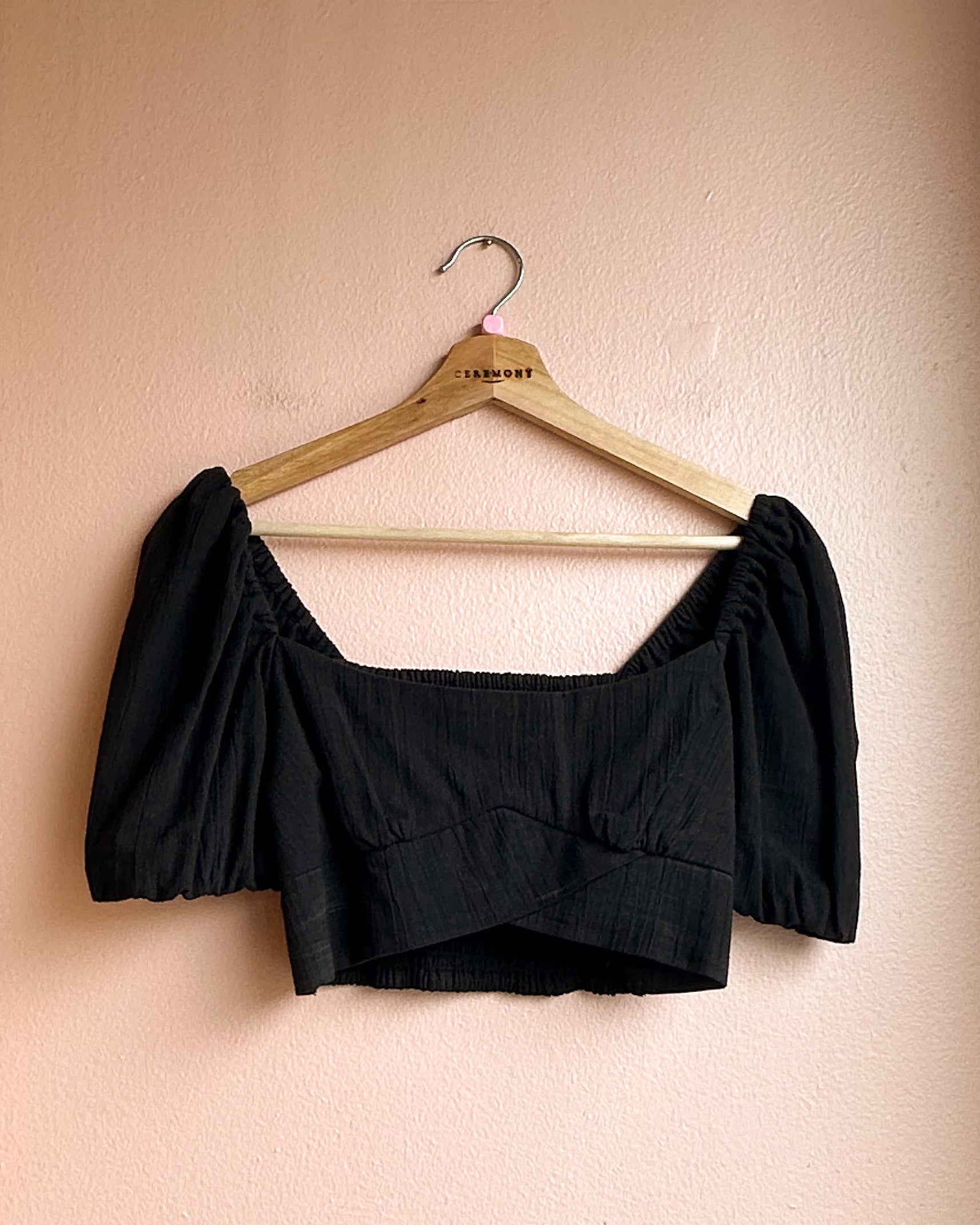 Kiana Linen Crop Top