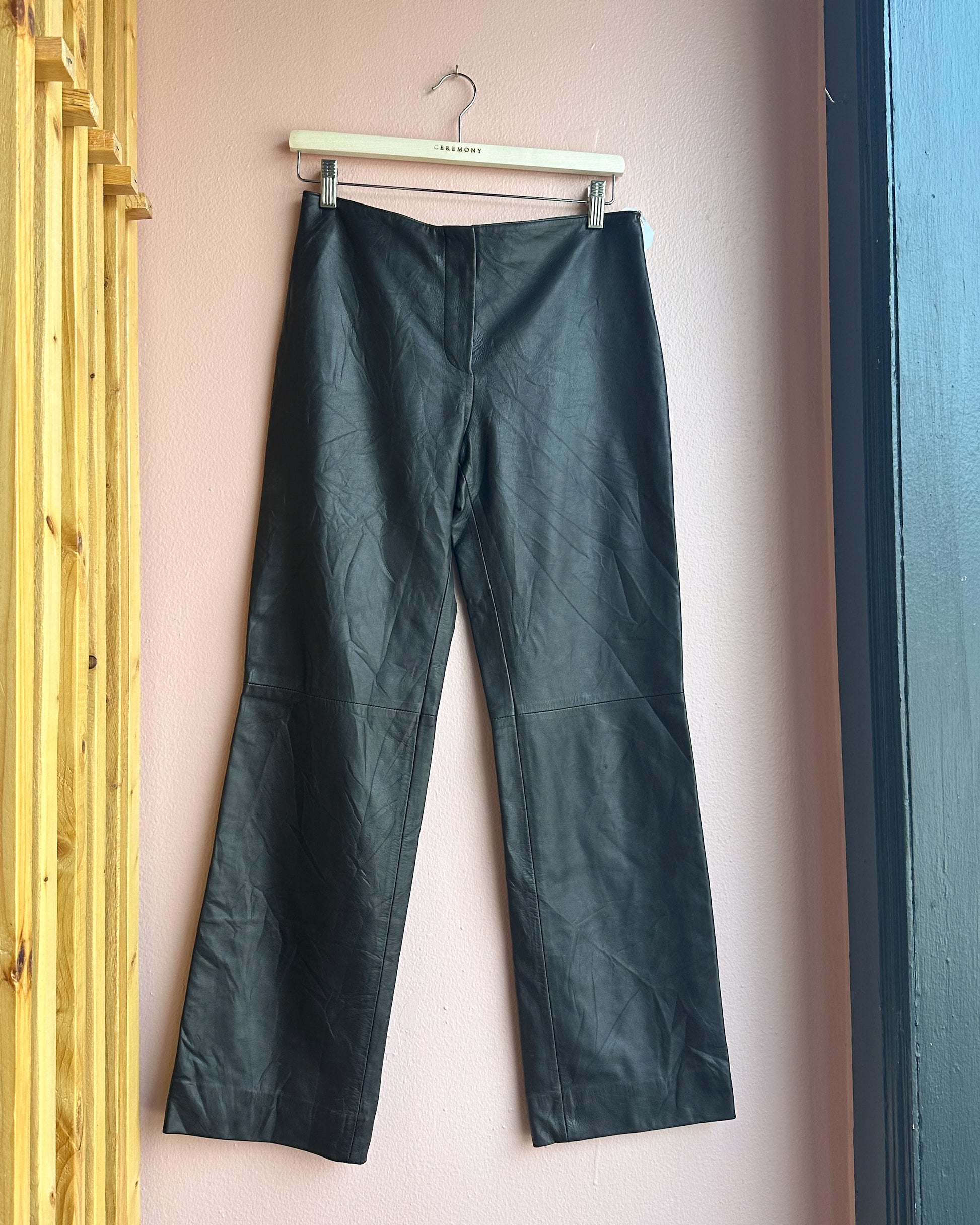 Adrienne Vittadini Leather Pants