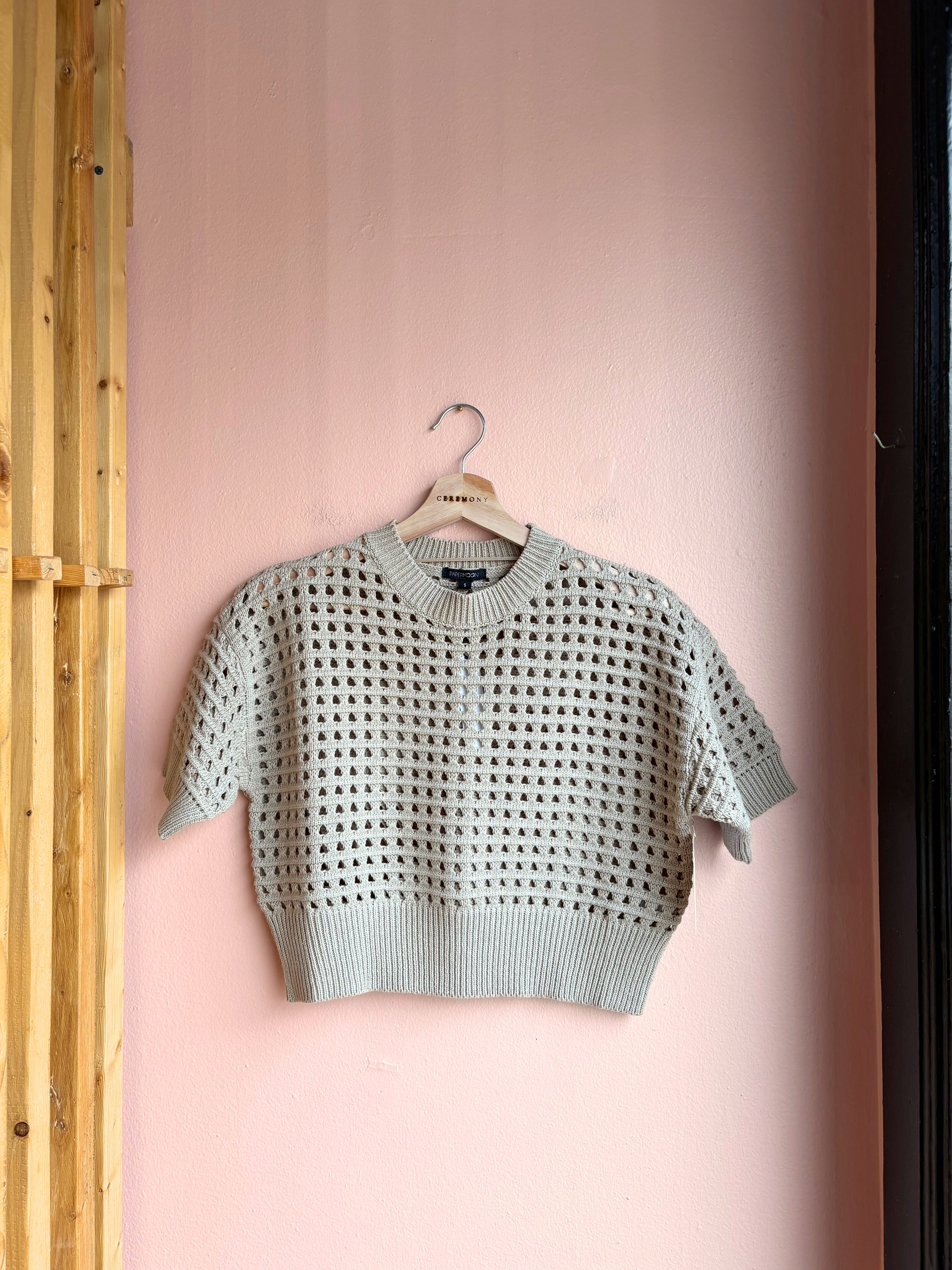 Elena Cropped Crochet Top