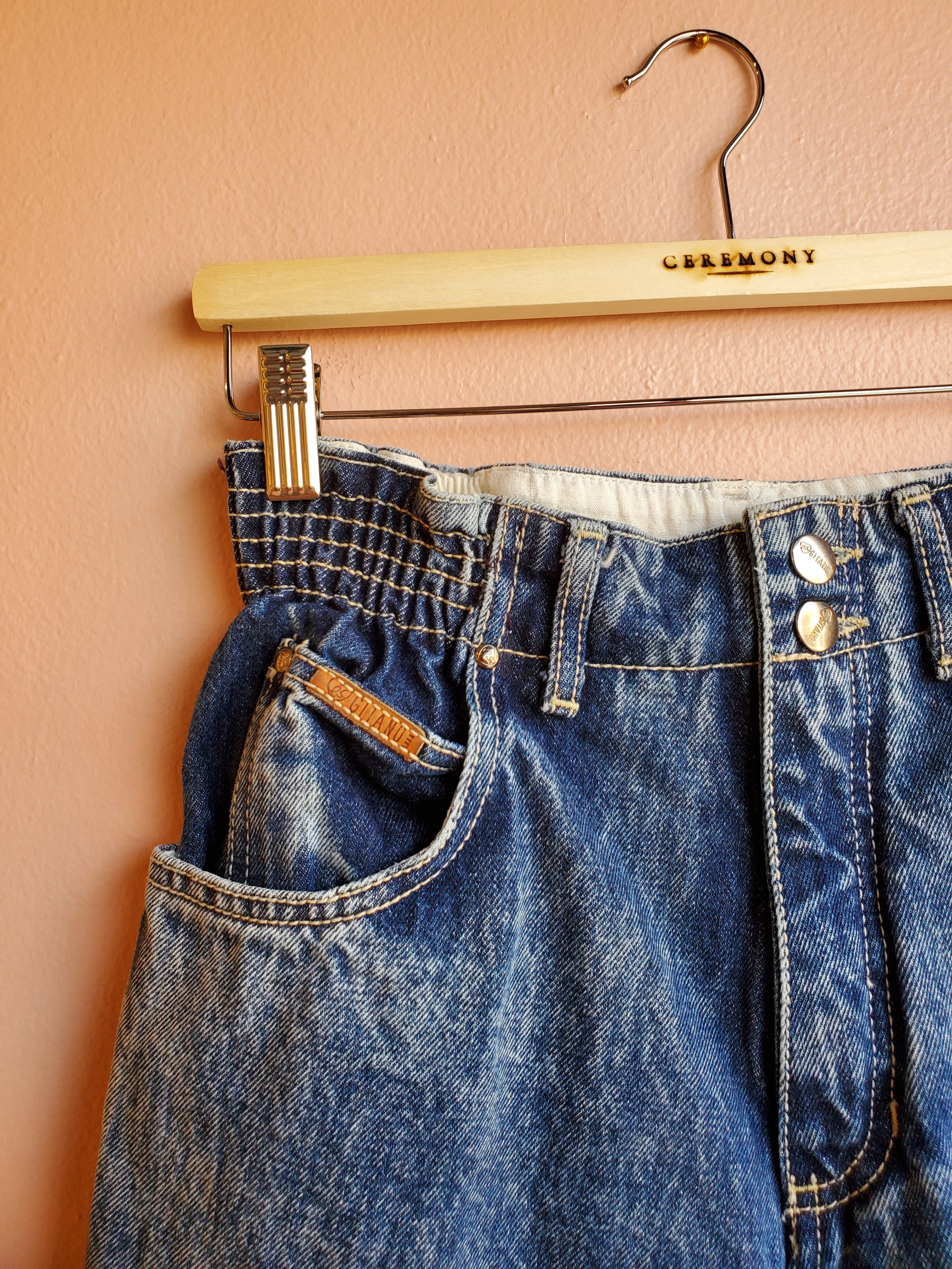 Vintage Gitano Acid Wash Jeans / Sz 10P