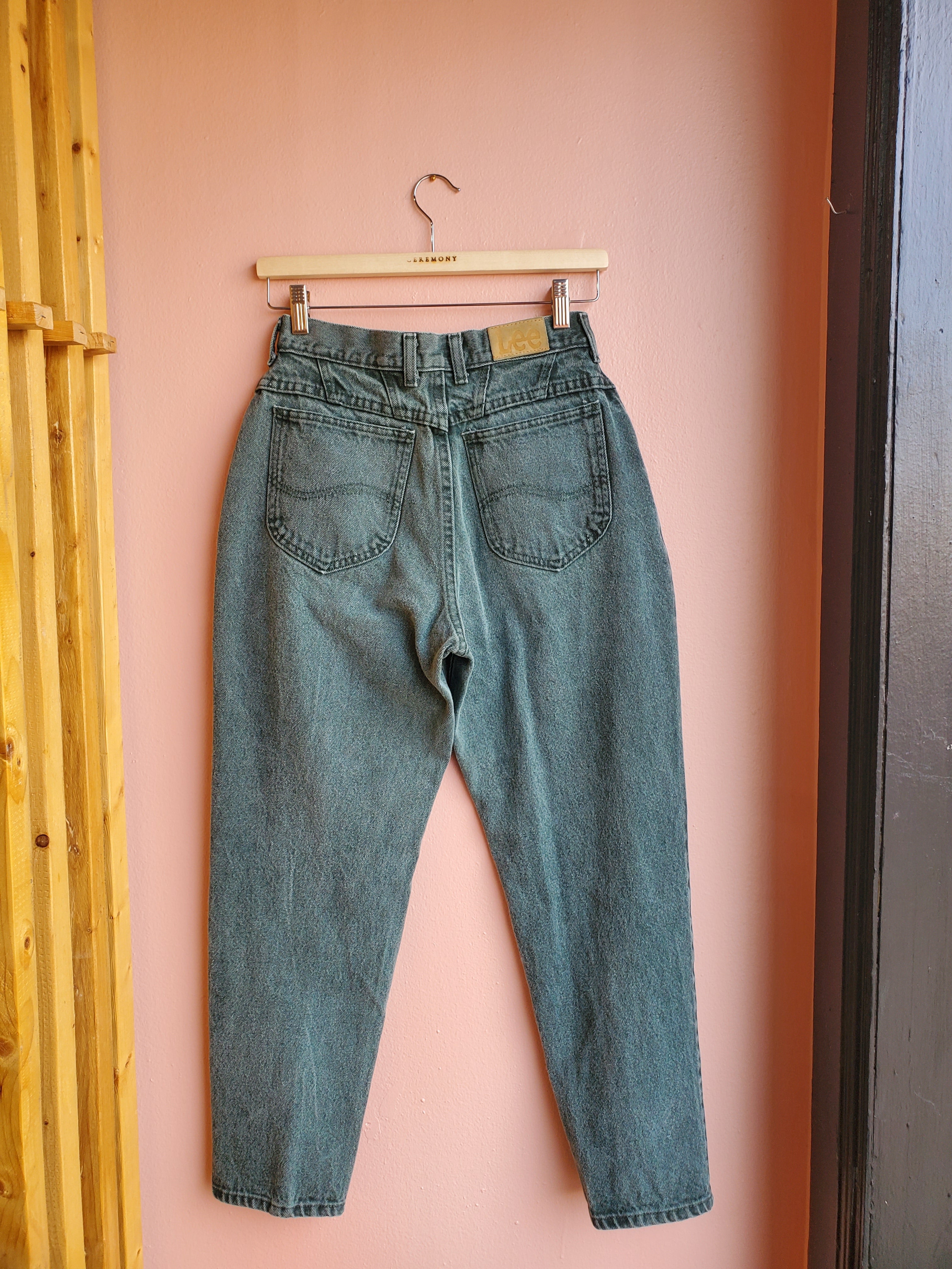 Vintage Lee Green Jeans / Sz 10P