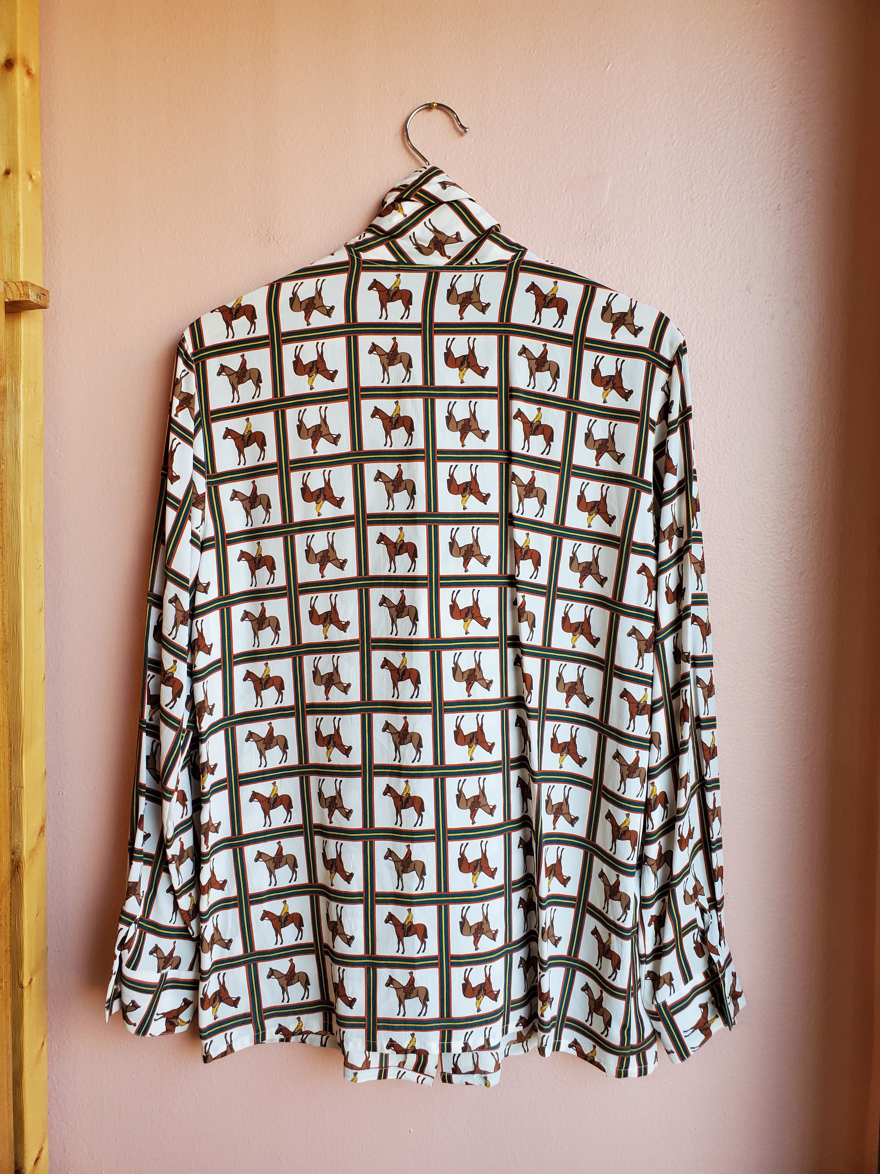 Emporio Armani Horse Blouse / Size 40