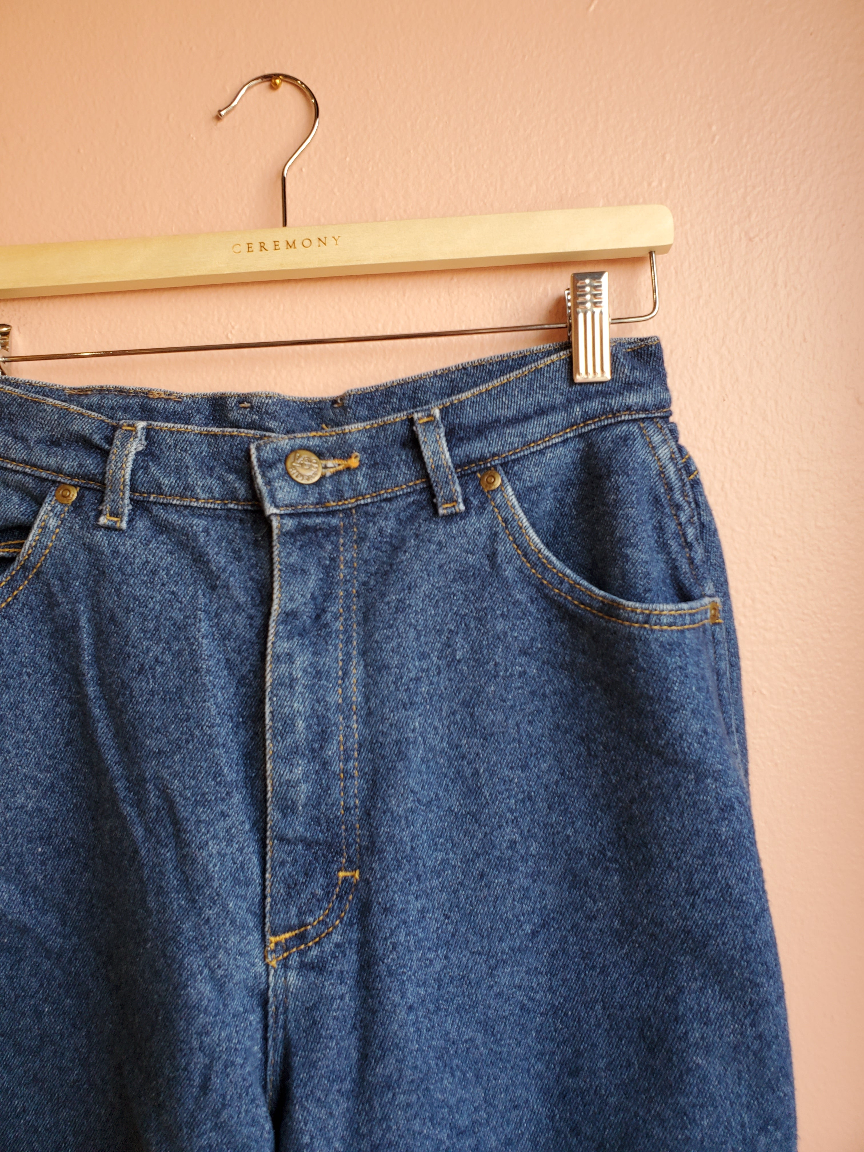 Vintage Lee Dark Wash Jeans / Sz 14L