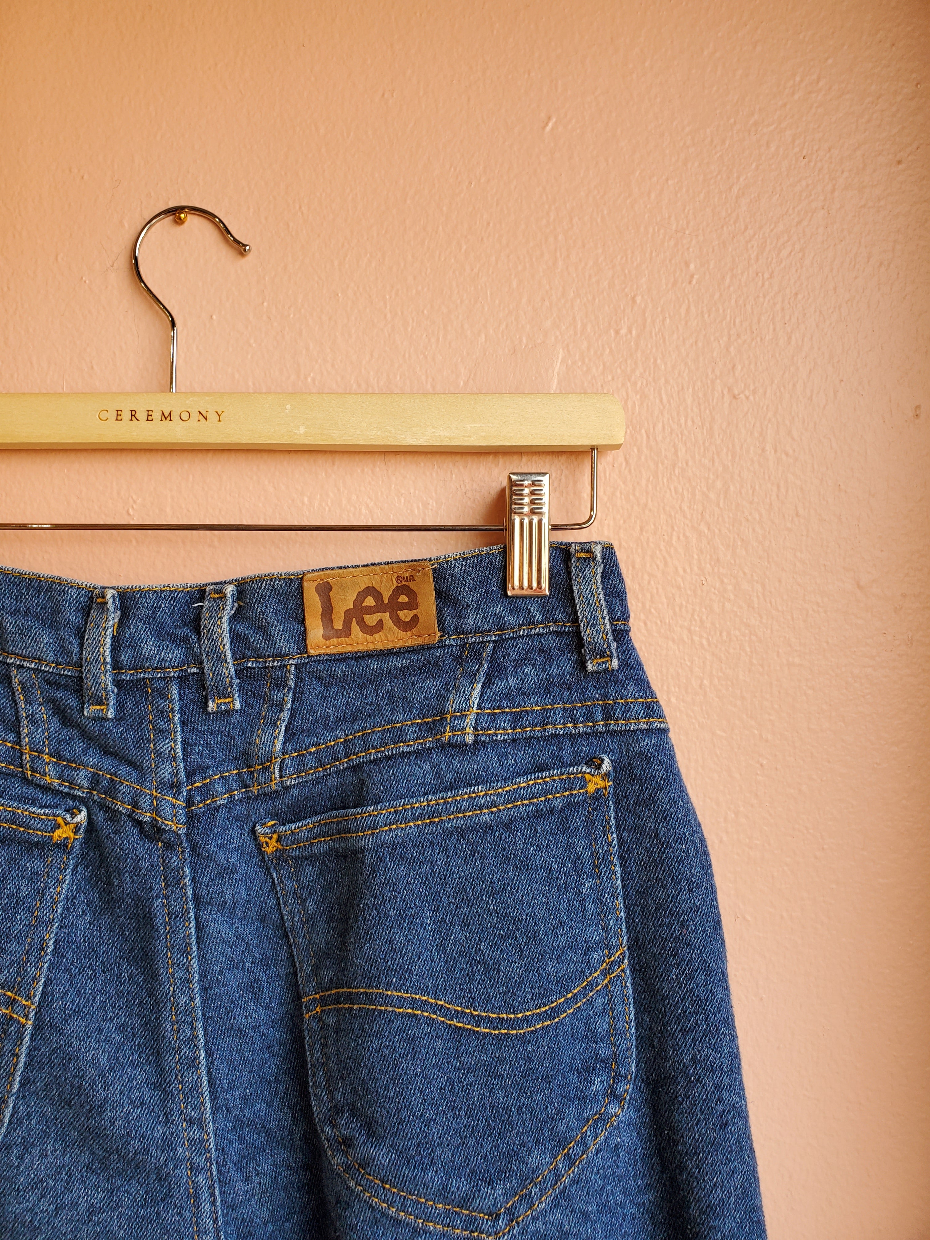 Vintage Lee Dark Wash Jeans / Sz 14L