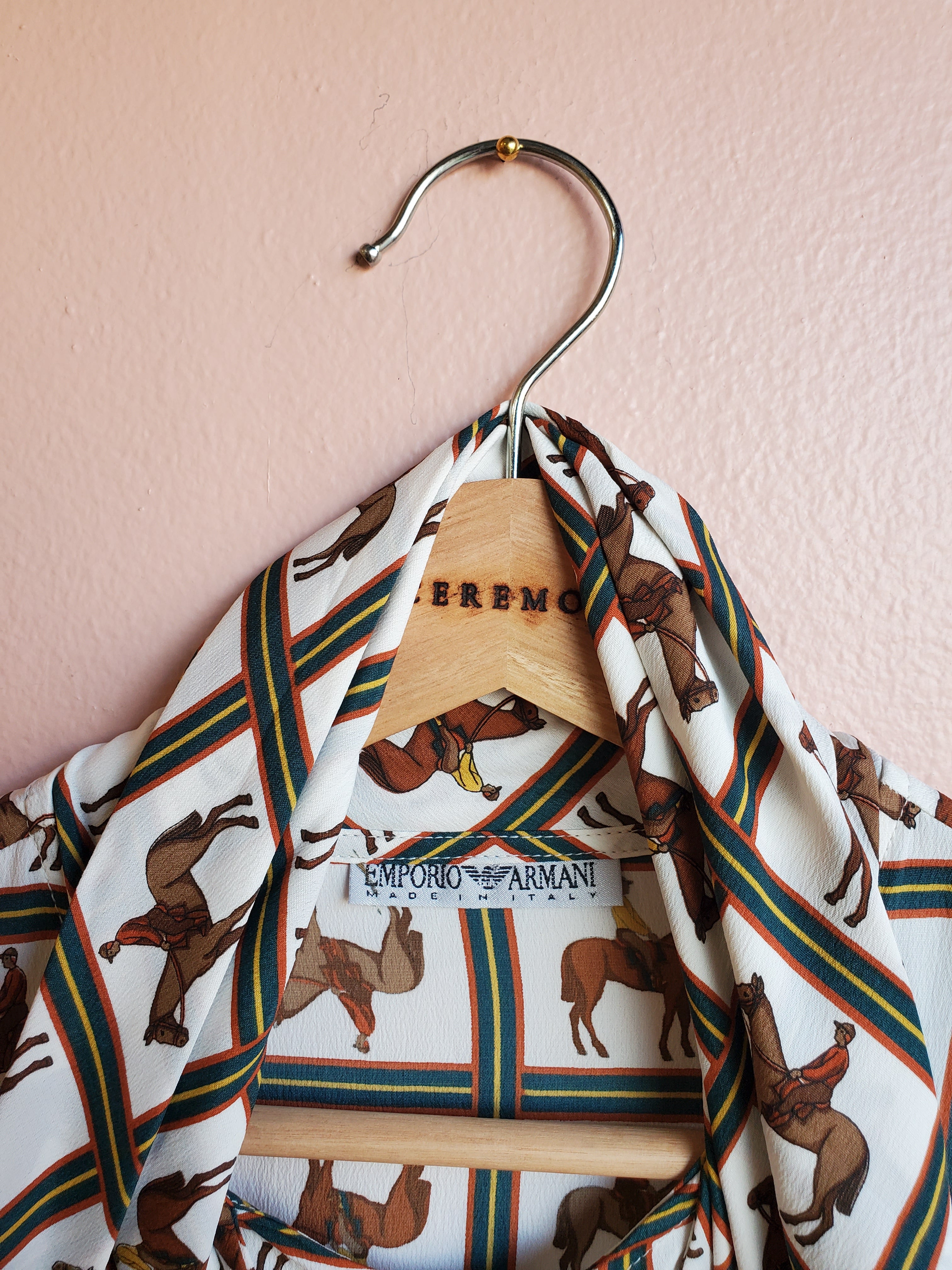Emporio Armani Horse Blouse / Size 40