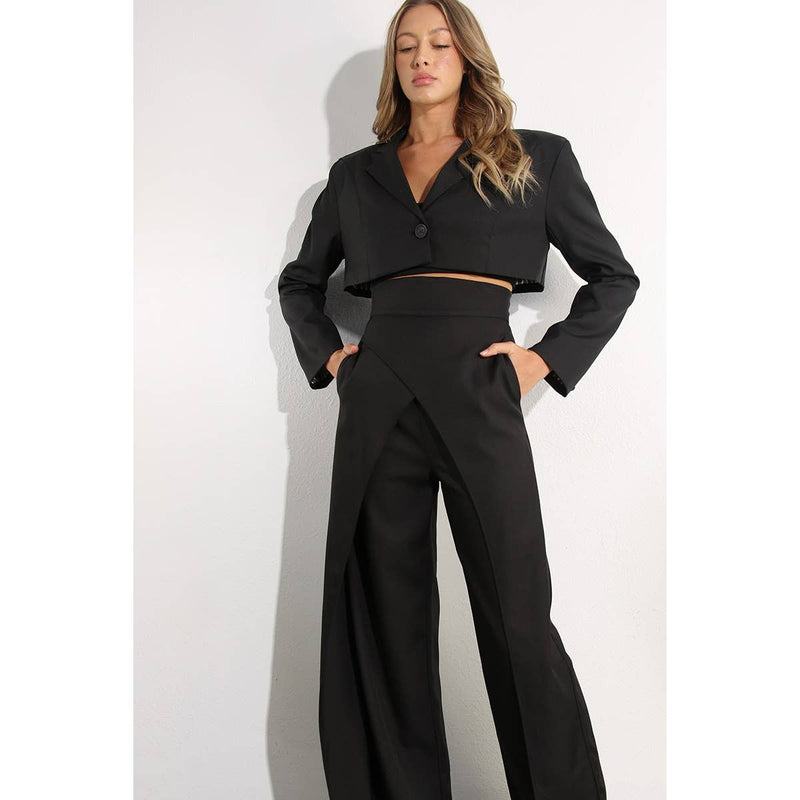 Lysette Back Tie Flyaway Pants
