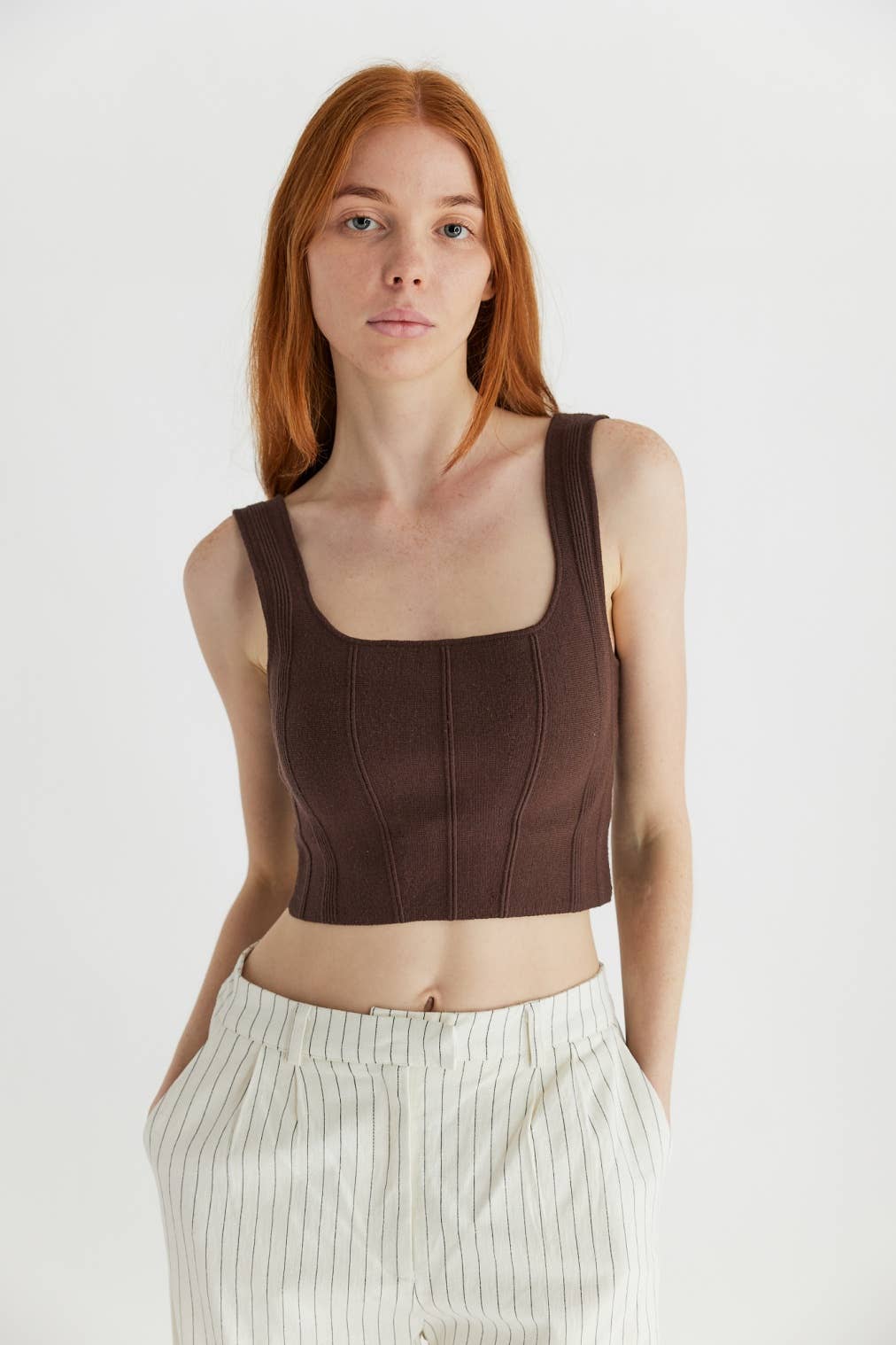 Millie Top in Brown
