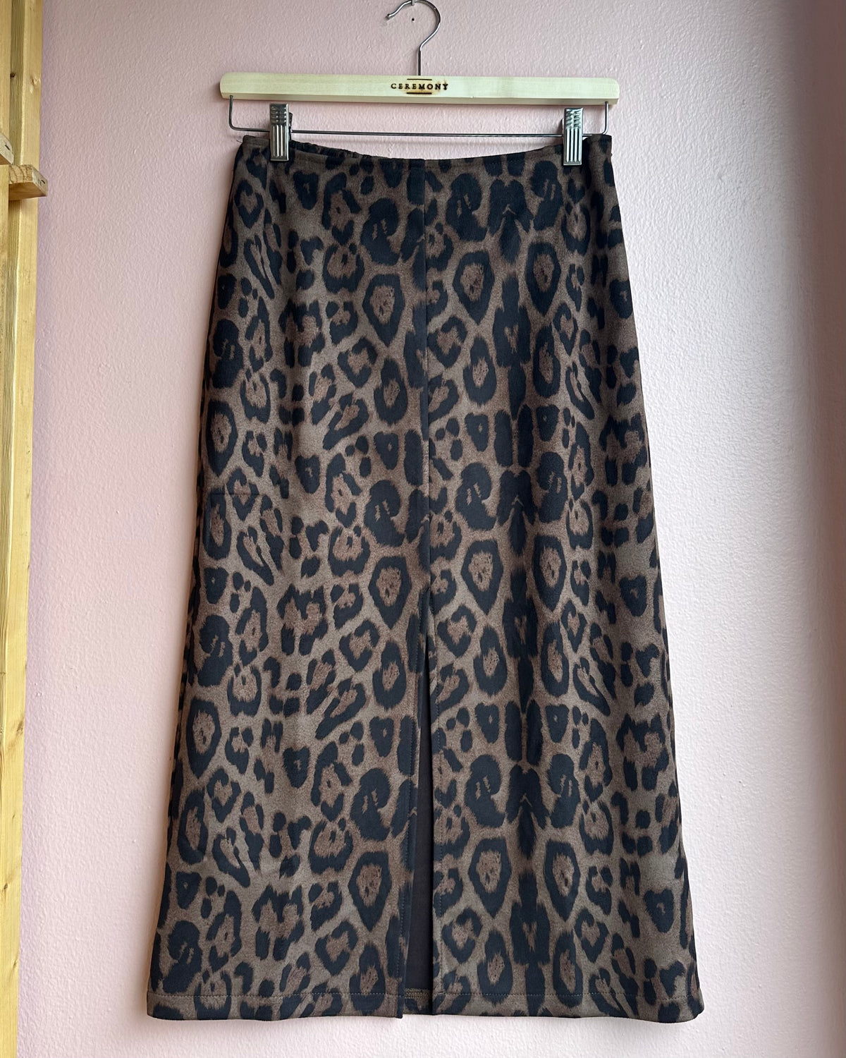 Gio Leopard Print Skirt