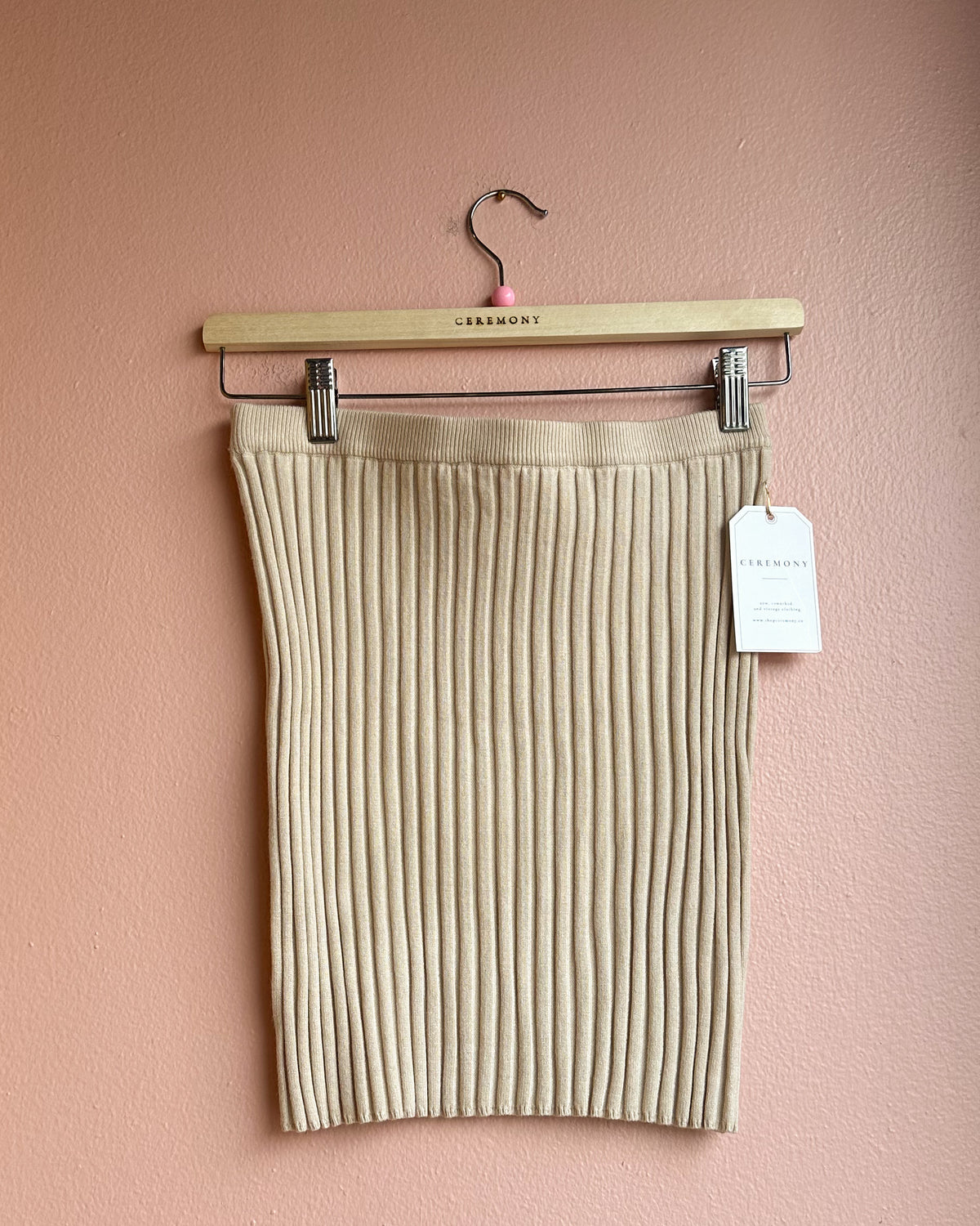Cleo Rib Knit Skirt