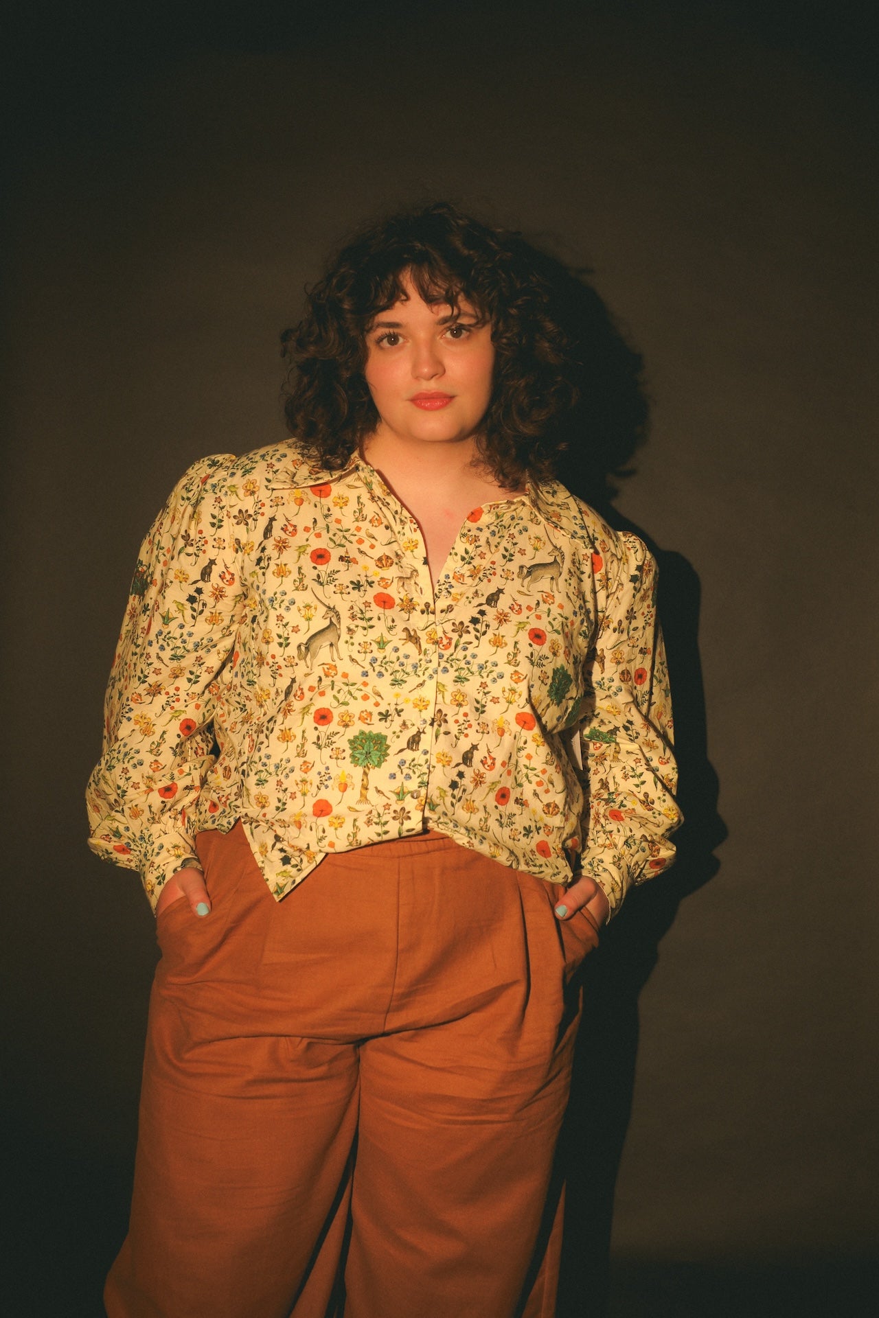 Enchantment Blouse in Ivory Illuminated