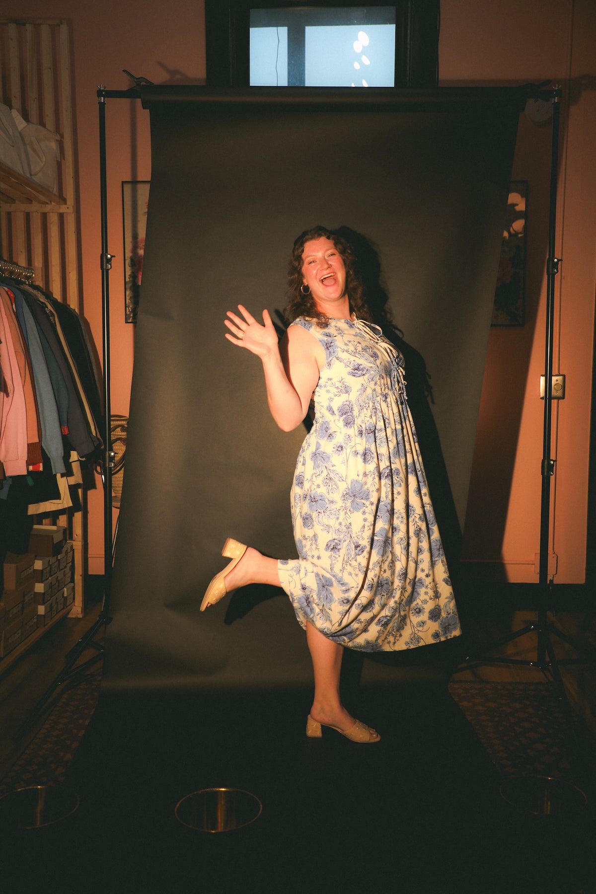 Sonoma Floral Tie Midi Dress