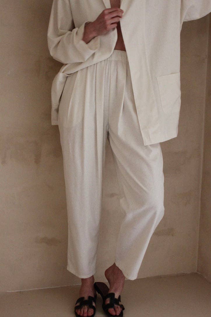 Lena Raw Silk Pant
