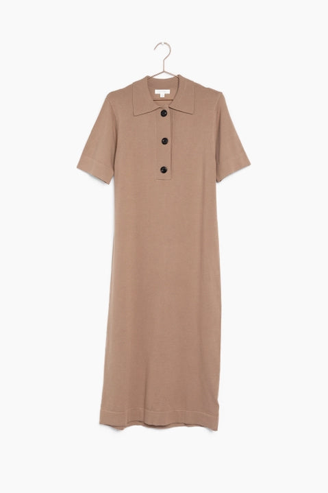 Jorja Knit Dress in Tan