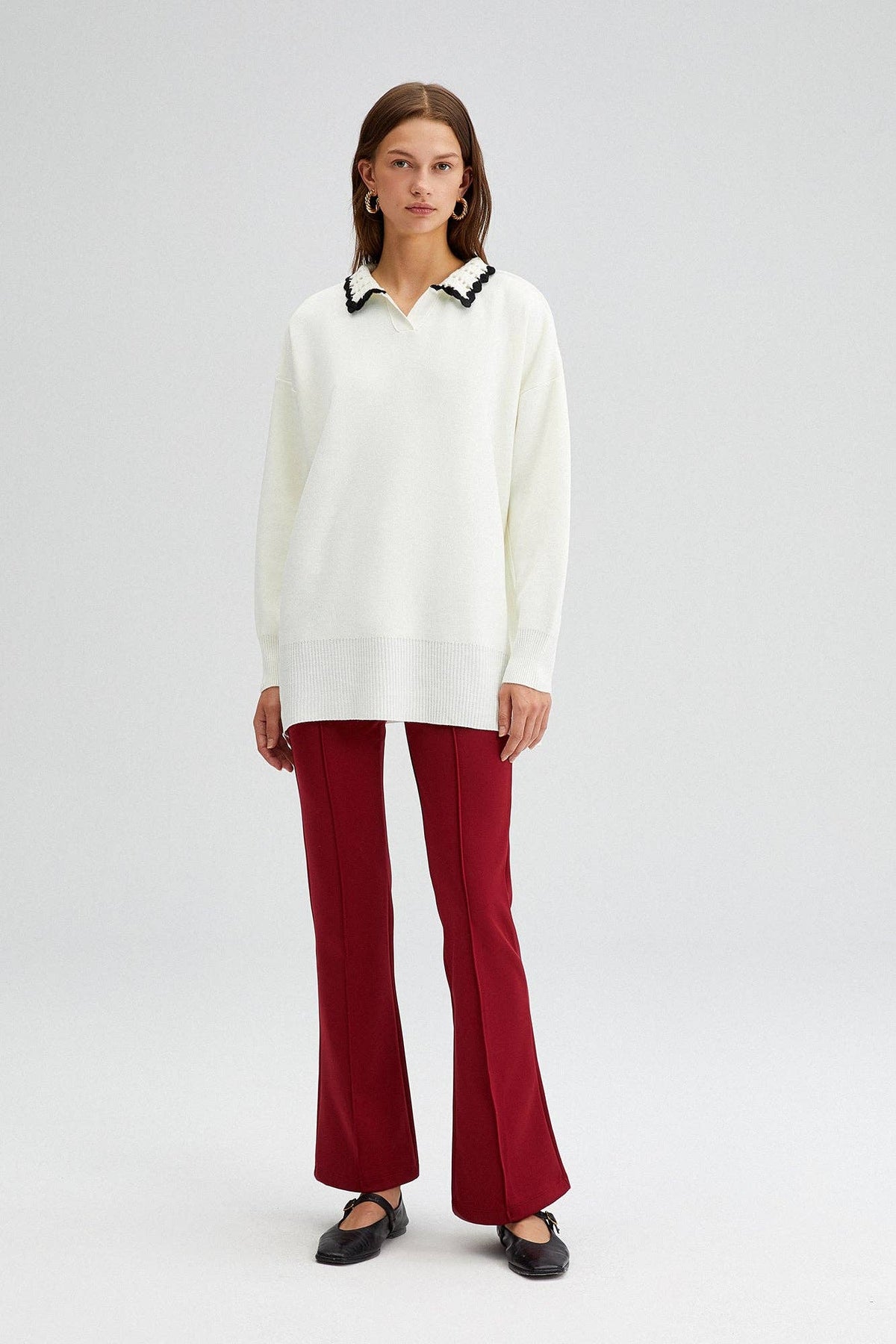 Ernesta Crocheted Sweater