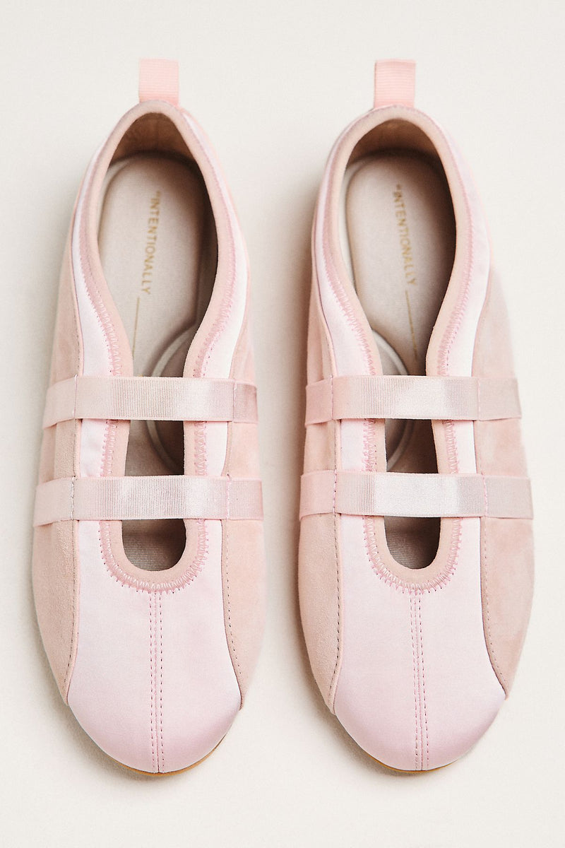 Intentionally Blank Sporty Ballet Sneakers in Pink