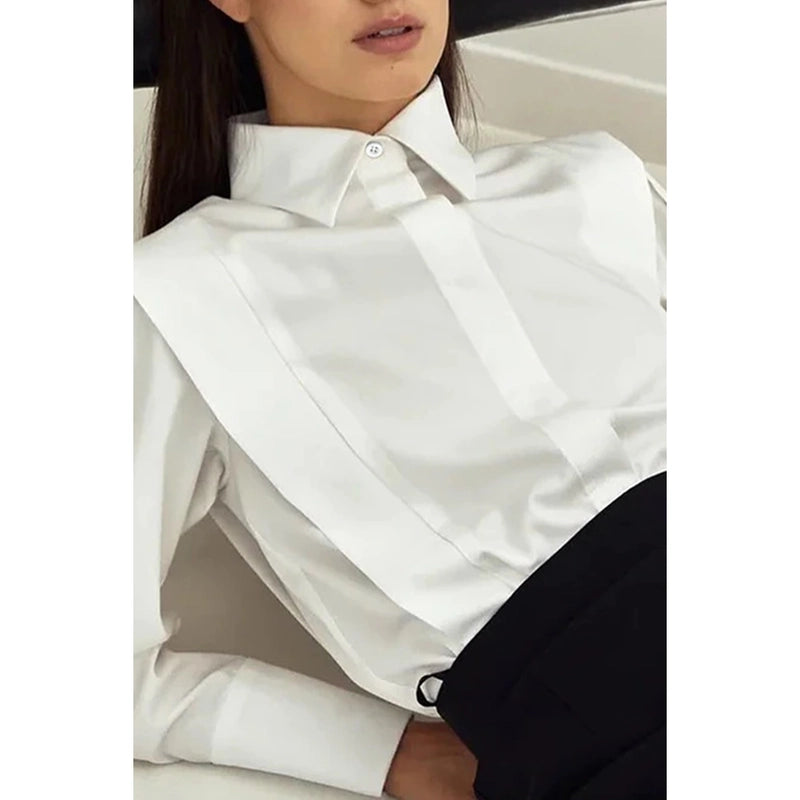 Cecily White Button-Down