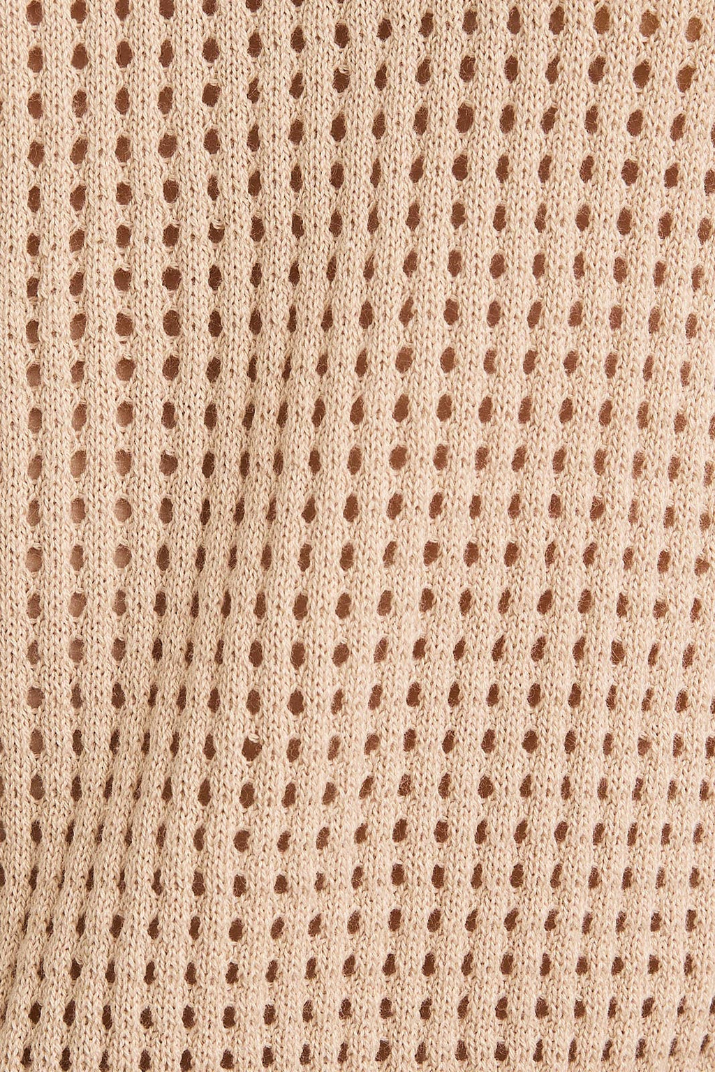 Crocheted Top in Taupe