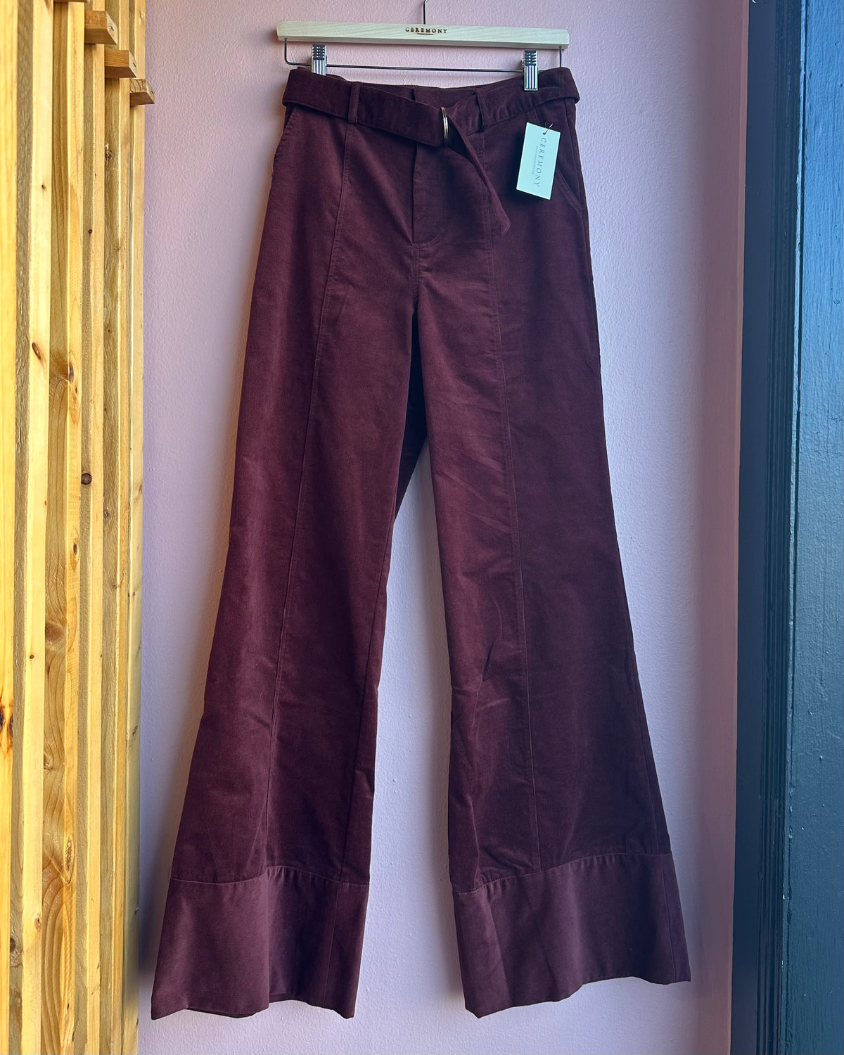 Charlie Corduroy Straight-Leg Pants