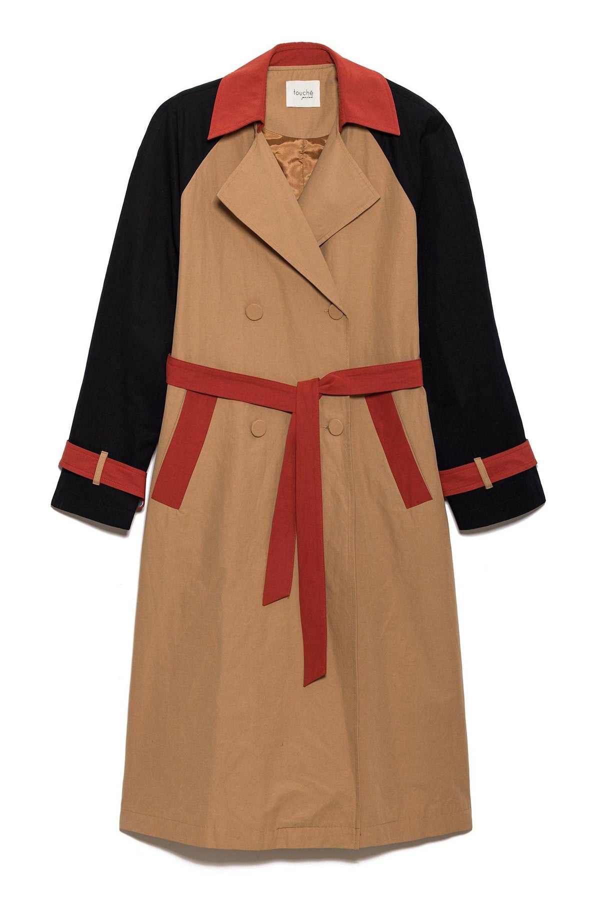Colorblock Colette Trench Coat