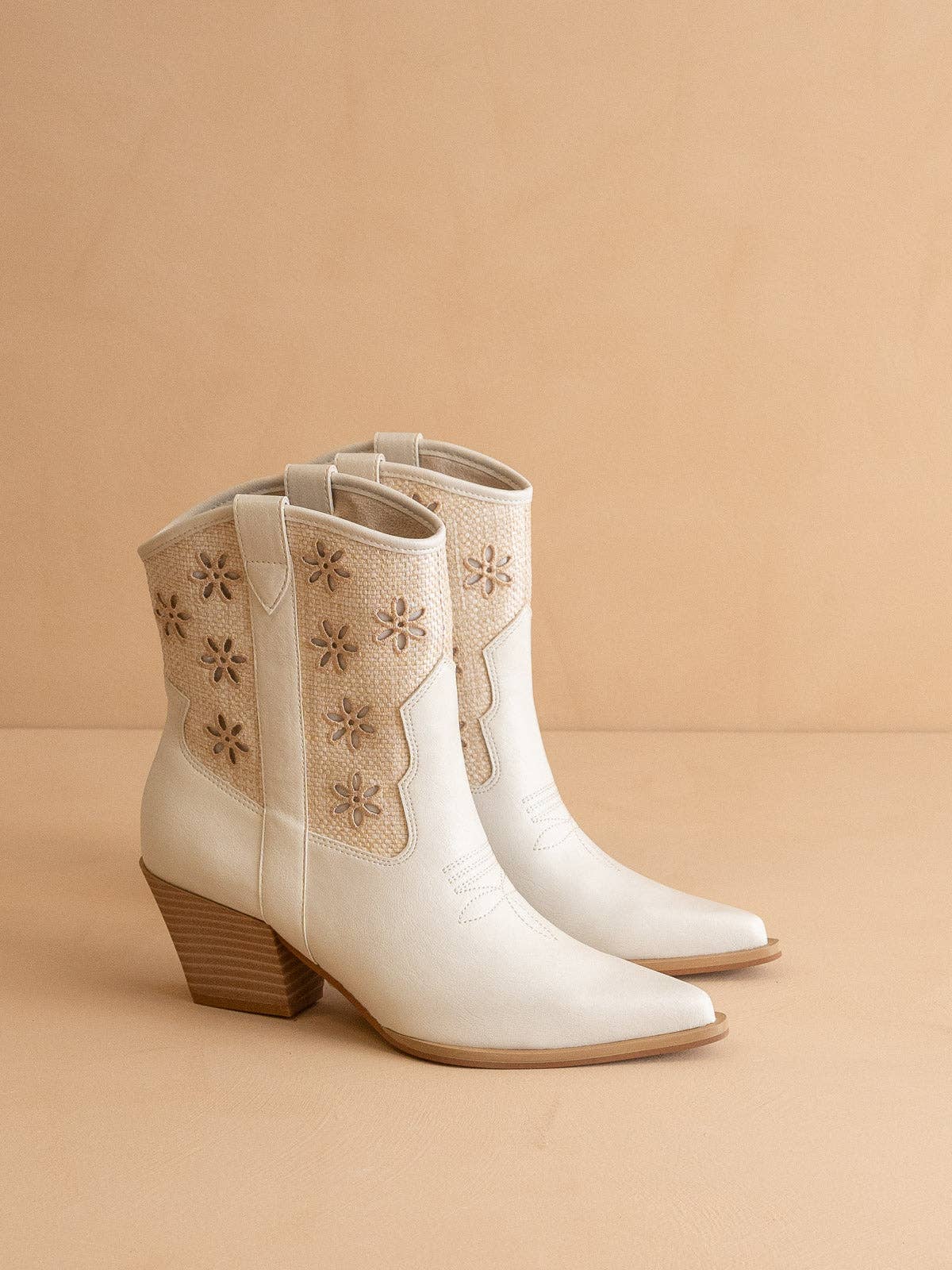 Della Floral Cowboy Boots