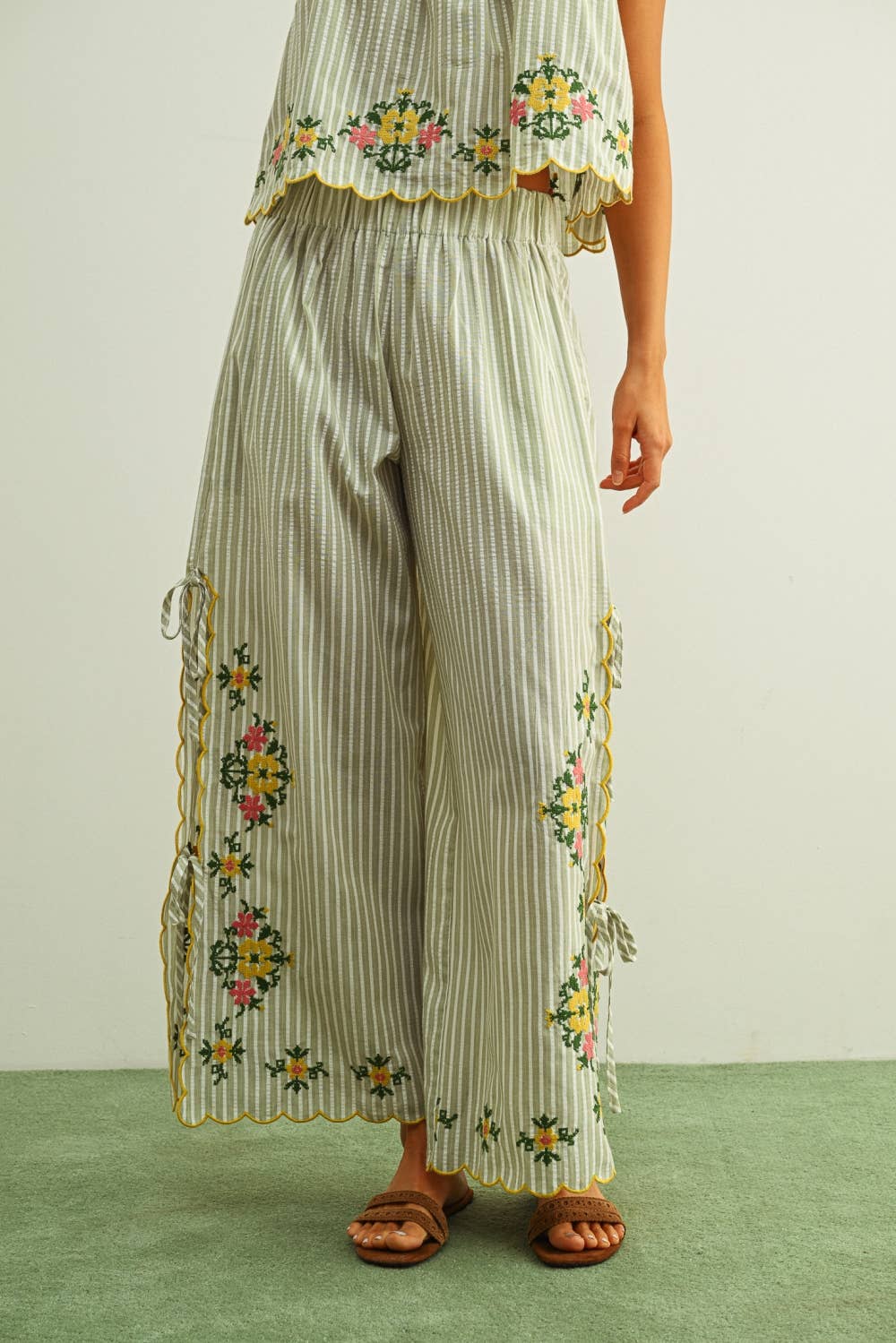 Leander Embroidered Pants
