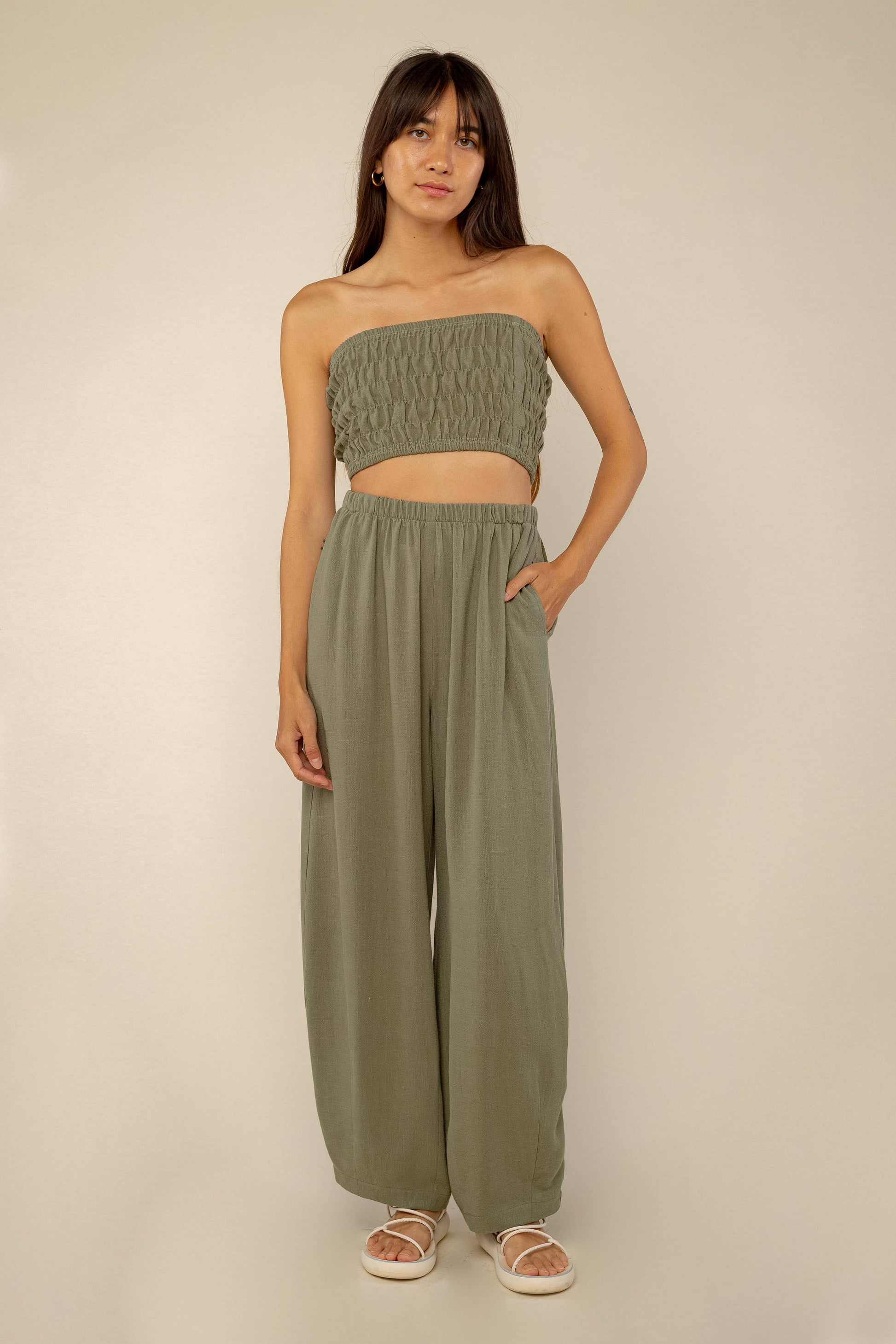 Linen Lantern Pant