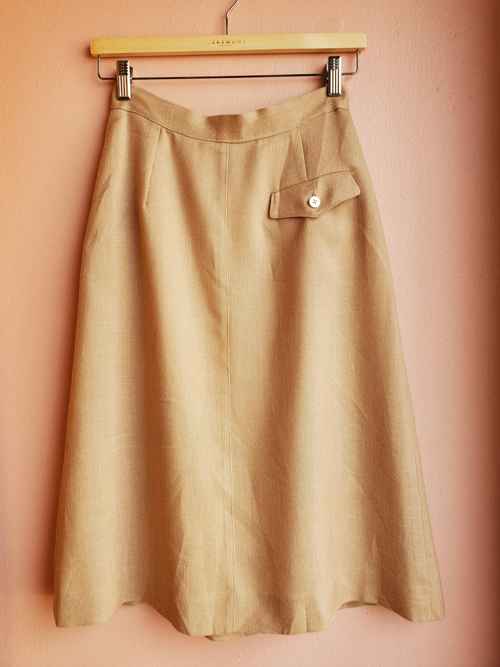 Evan-Picone Cafe Linen Skirt / Size 8