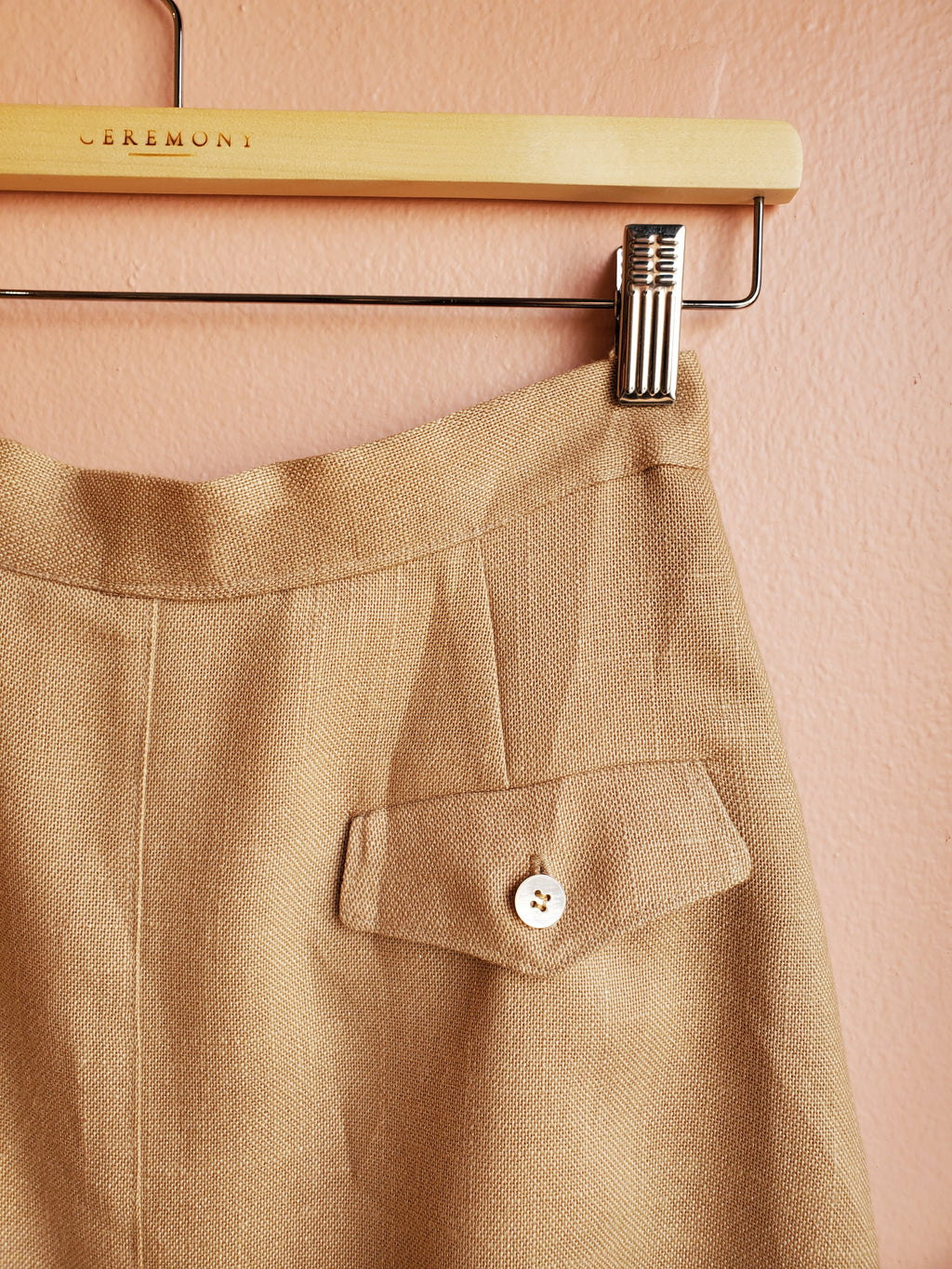 Evan-Picone Cafe Linen Skirt / Size 8