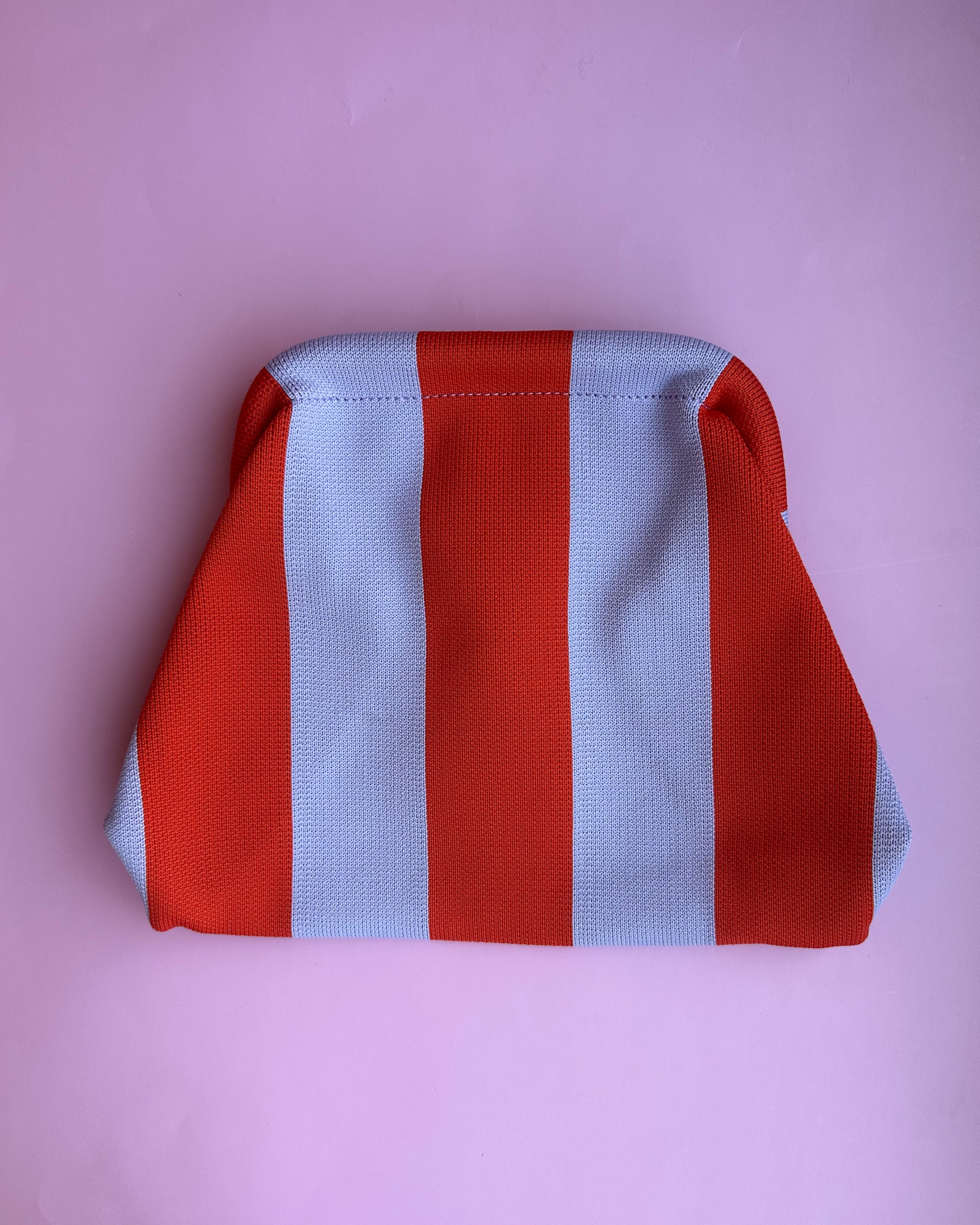 The Pip Clutch in Lilac & Persimmon