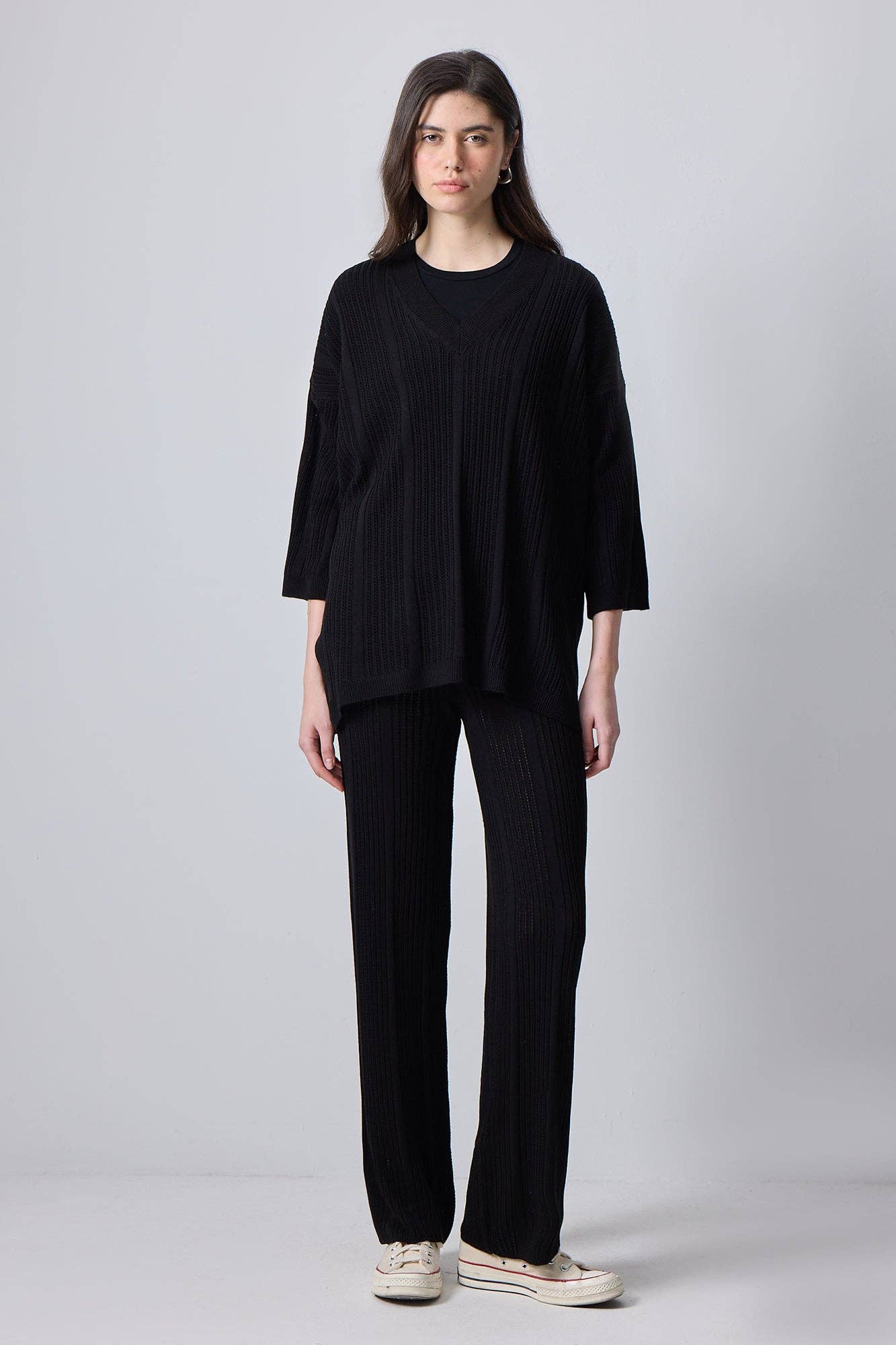 Black Knit Pants
