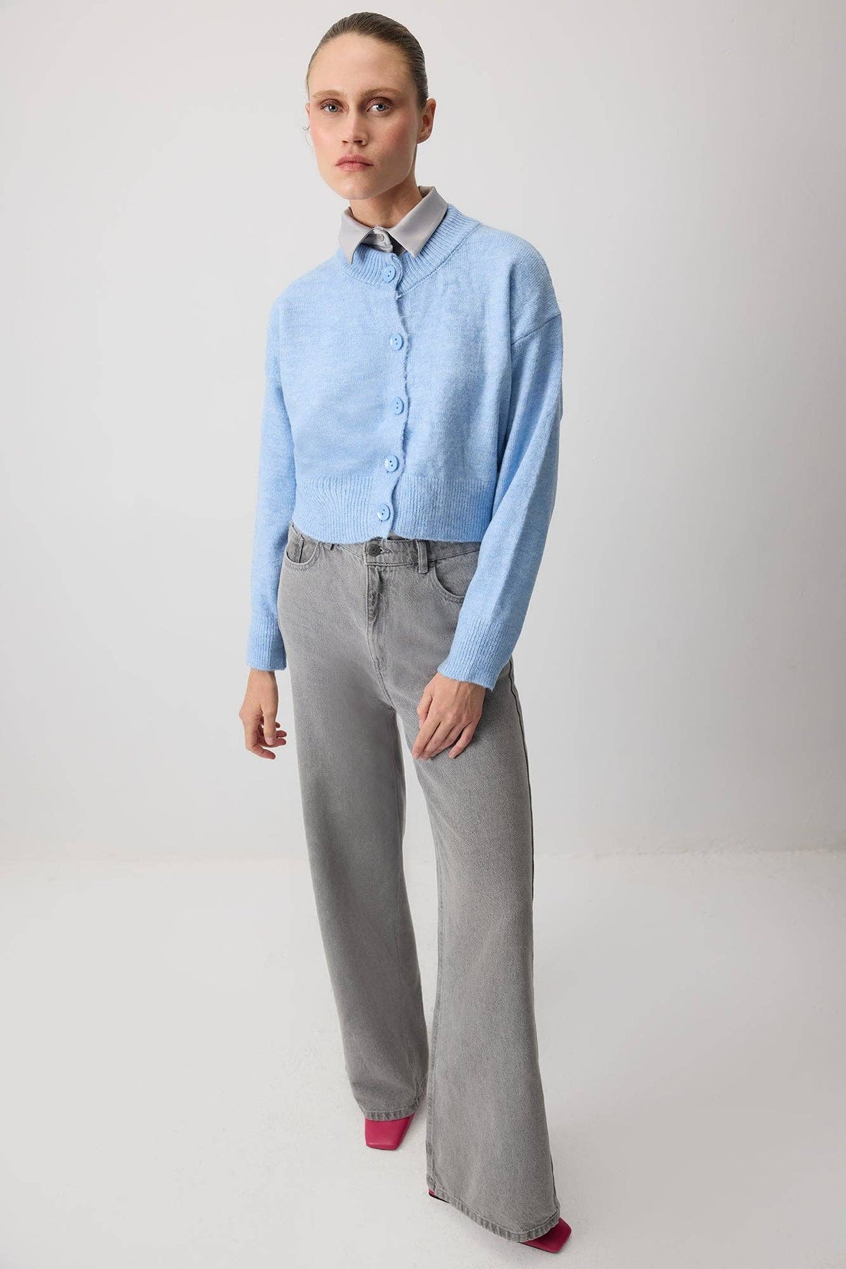 Nadine Cardigan / Sky