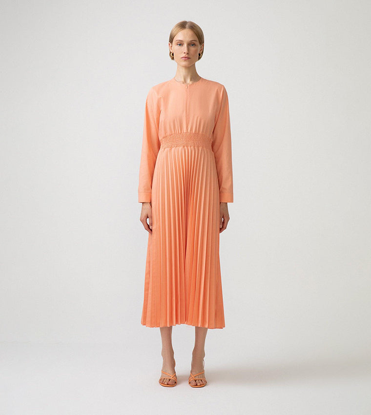 Leora Pleated Dress