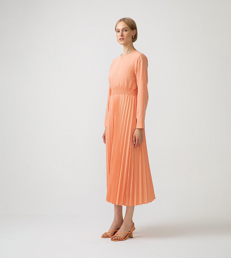 Leora Pleated Dress