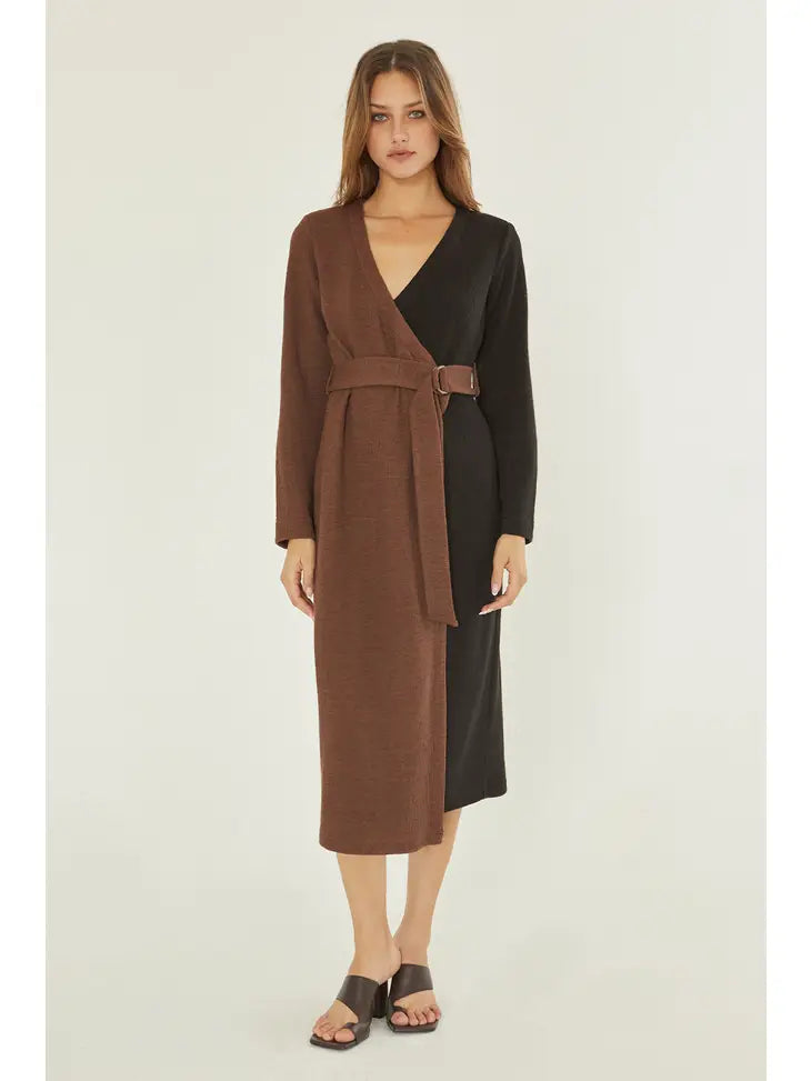 Shay Knit Wrap Dress