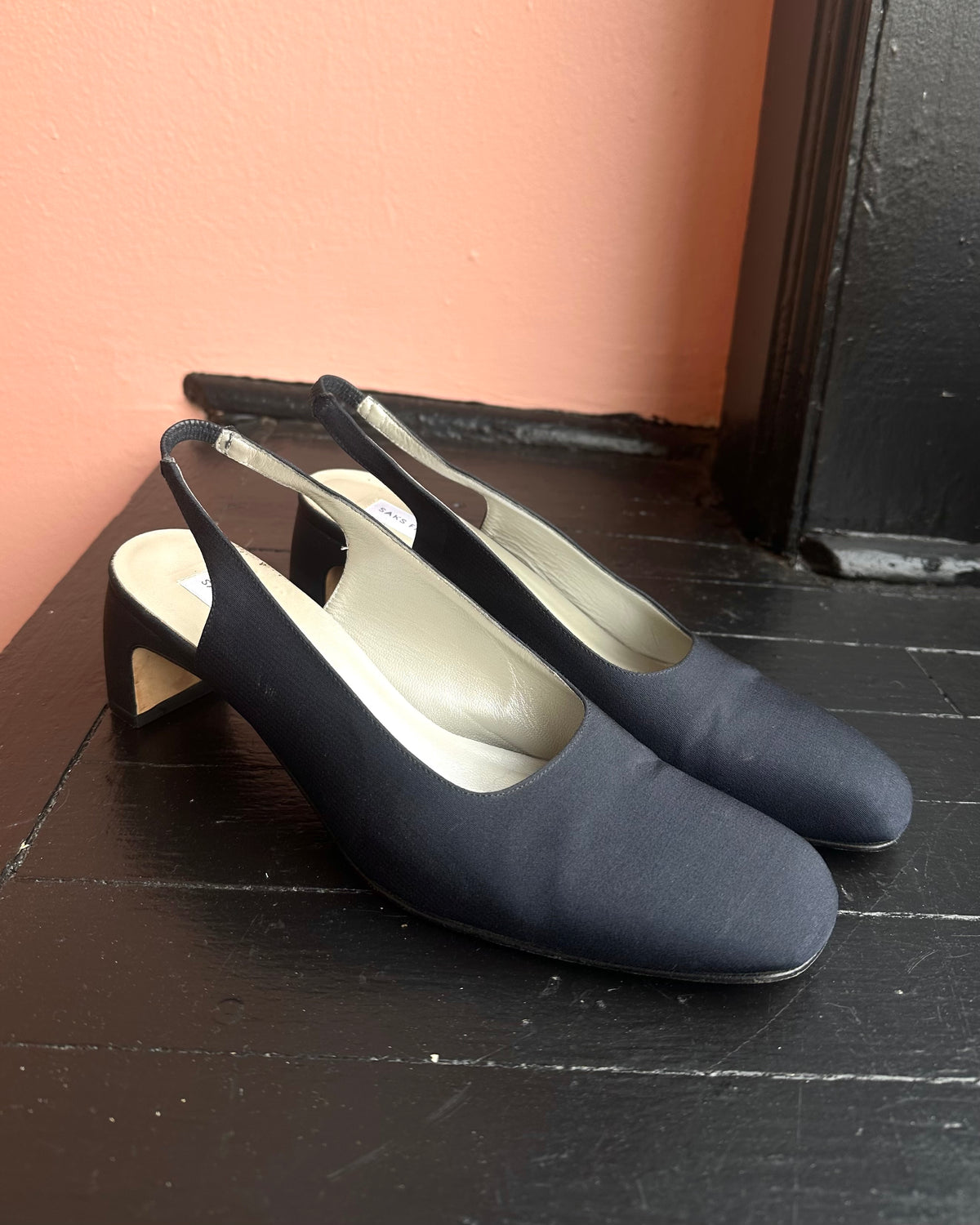 Saks Fifth Ave Slingback Heels / 8.5