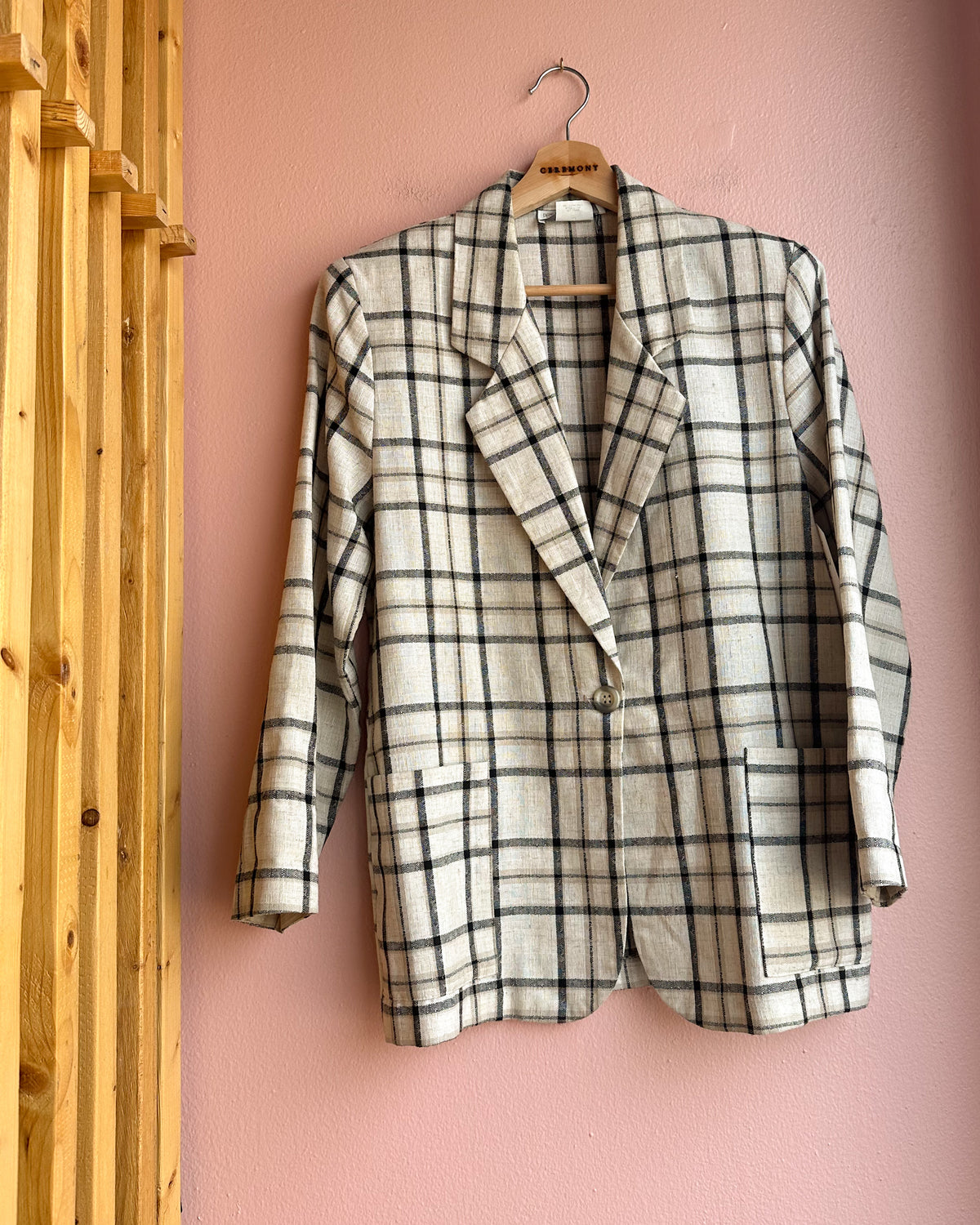 Petite Sophisticate Linen Jacket / Size S