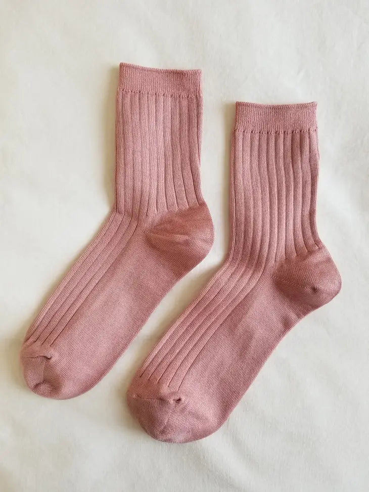 Ribbed Cotton Socks