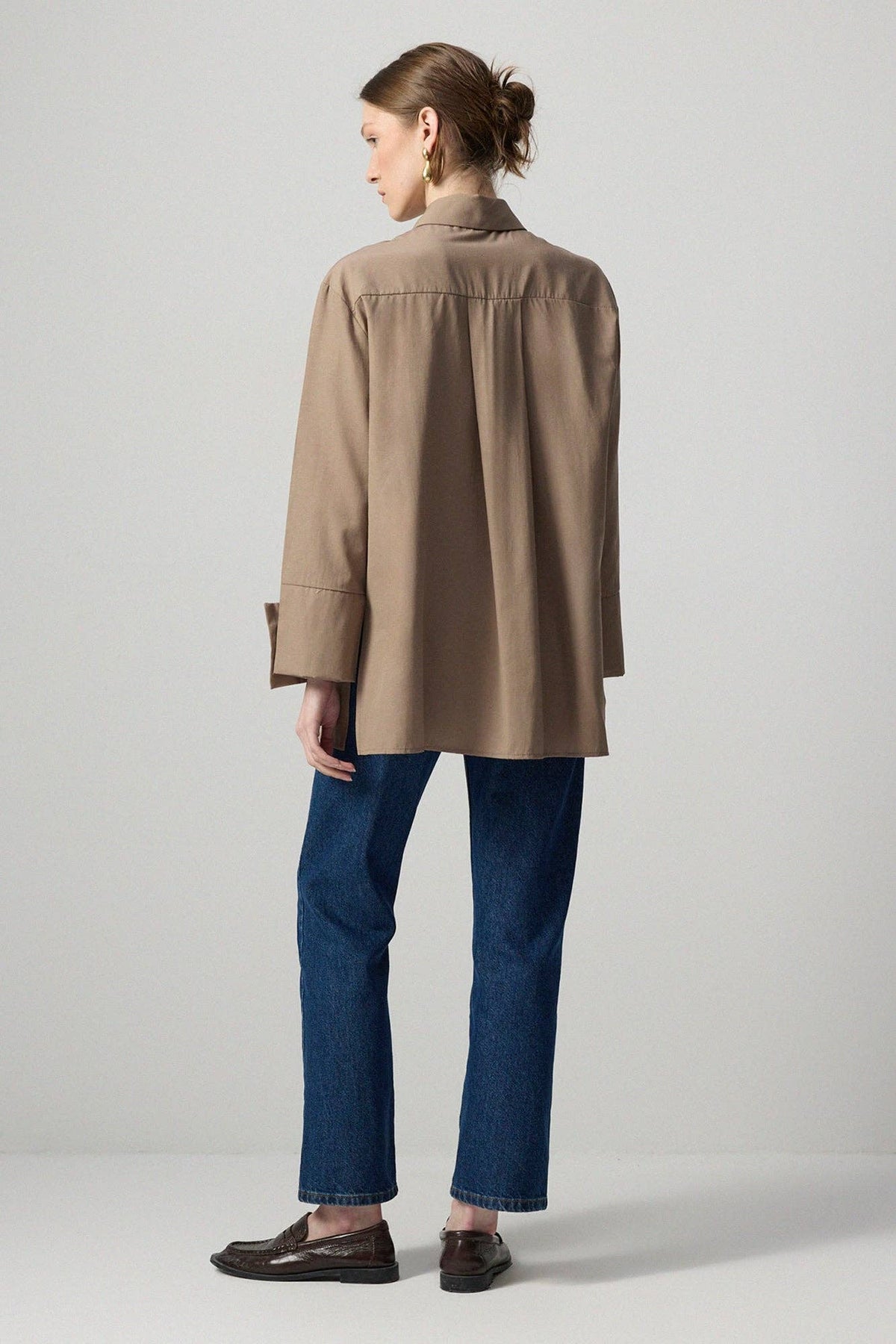 Maja Star Cuff Shirt / Mink