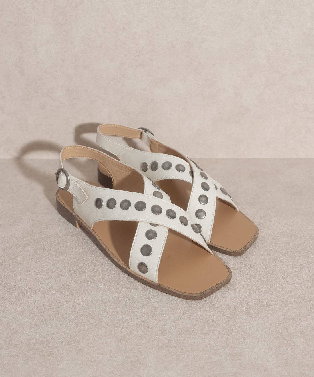 The Kylie Sandal in White