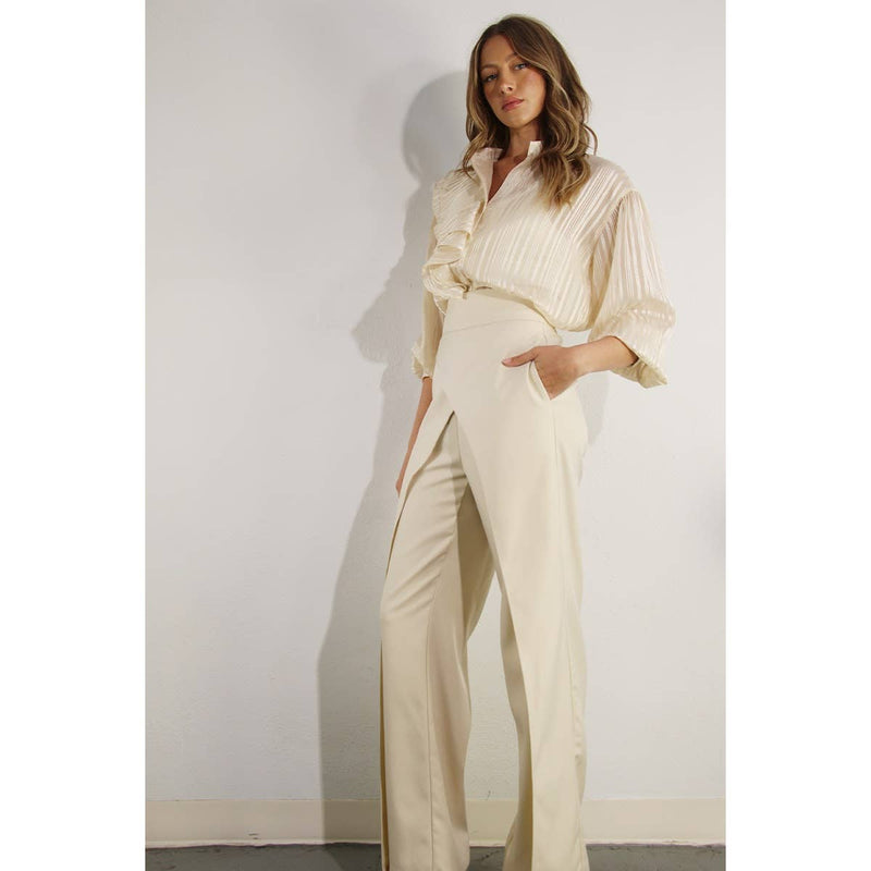 Lysette Back Tie Flyaway Pants