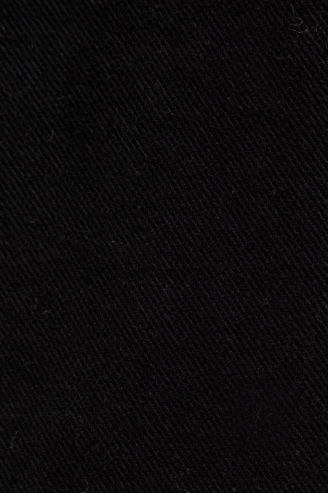 Macrame Detailed Denim Jacket in Black