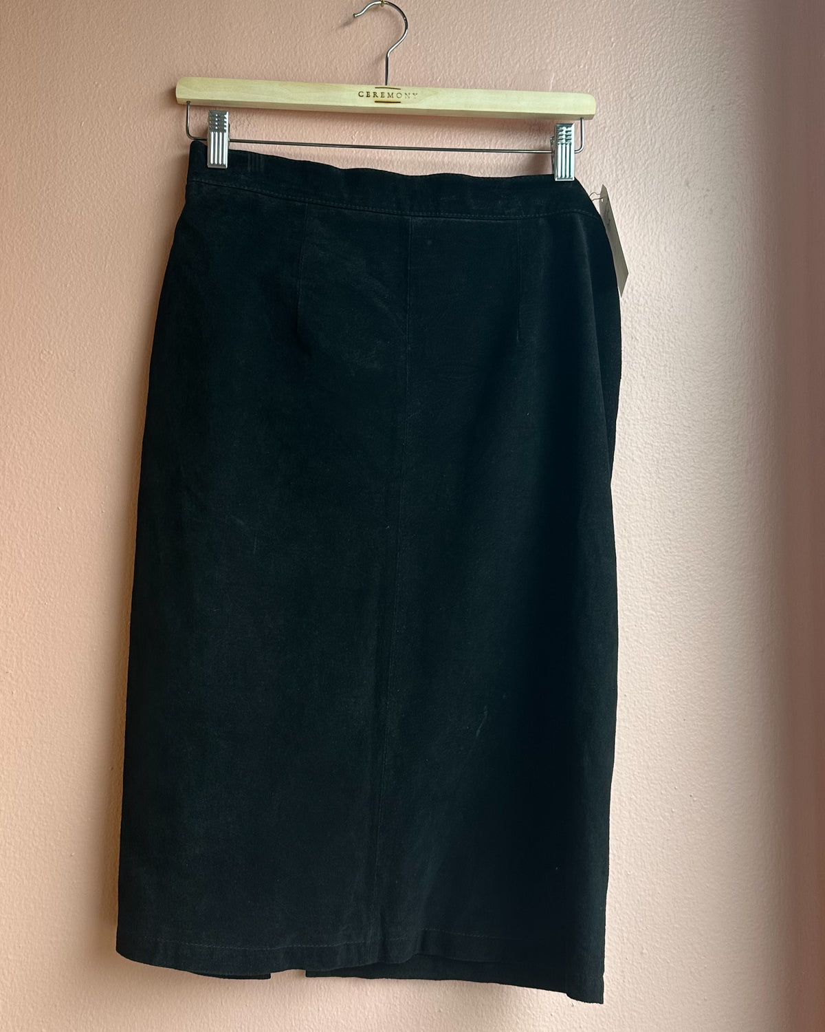 Allison Woods Leather Skirt