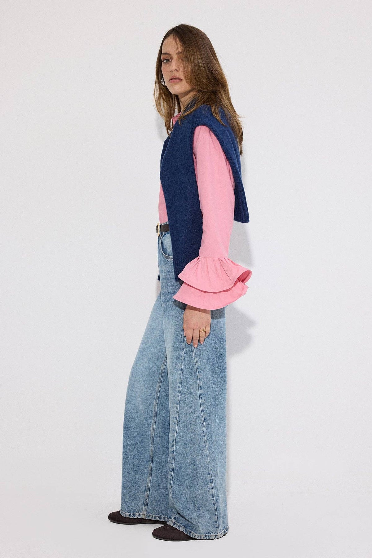 Liza Poplin Shirt / Pink